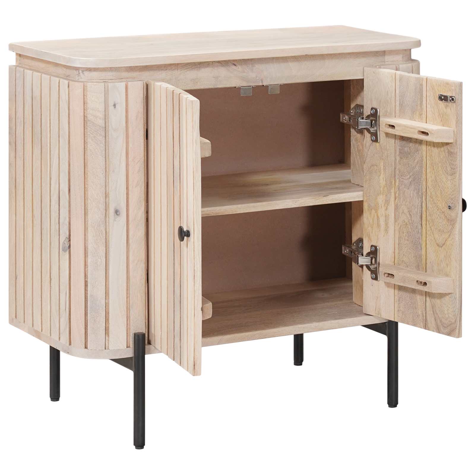 Kreveta 70 x 30 x 65 cm Čvrsto Mango Drvo i Inženjersko Drvo