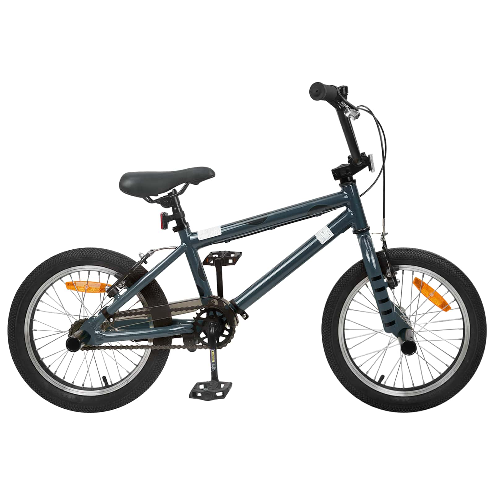 BMX Bicikl 16 Inča za 5-8 godina Tamnosiva
