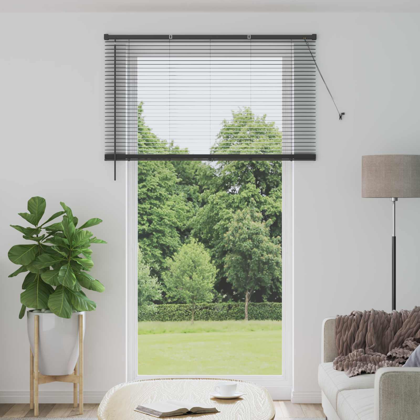 Venecijanska roleta Srebrno Siva 213 x 160 cm PVC