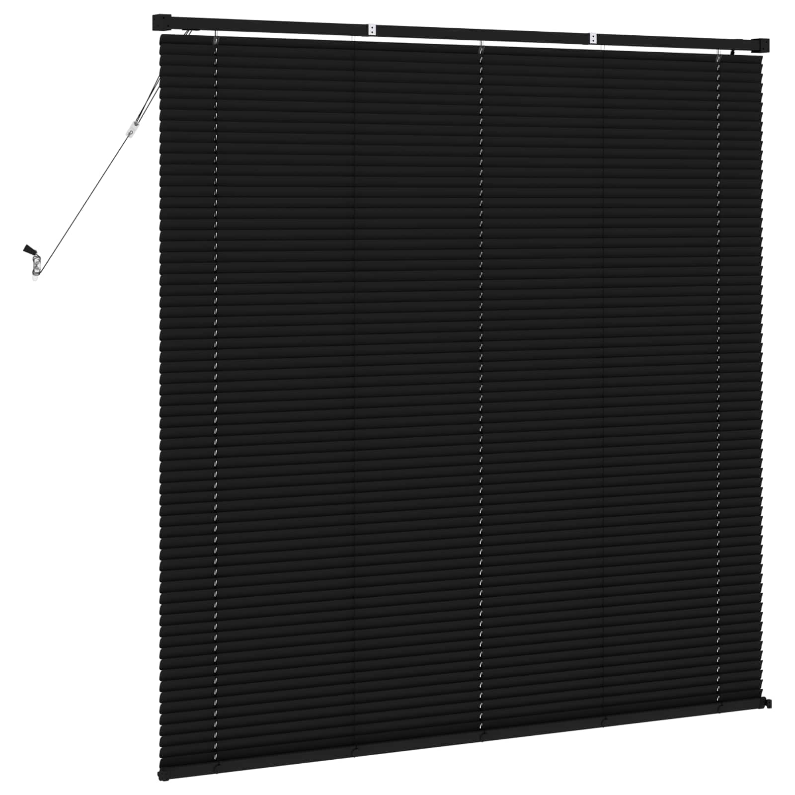 Venecijanska roleta Crna 150 x 150 cm 25 mm PVC