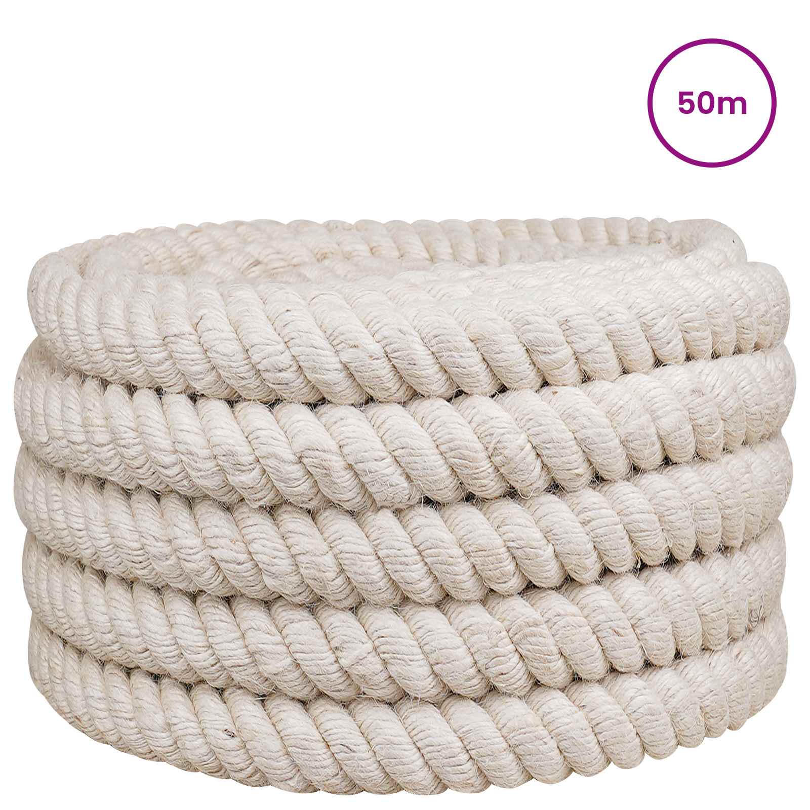 Uže od jute 30 Bijela 100% Juta Tossa
