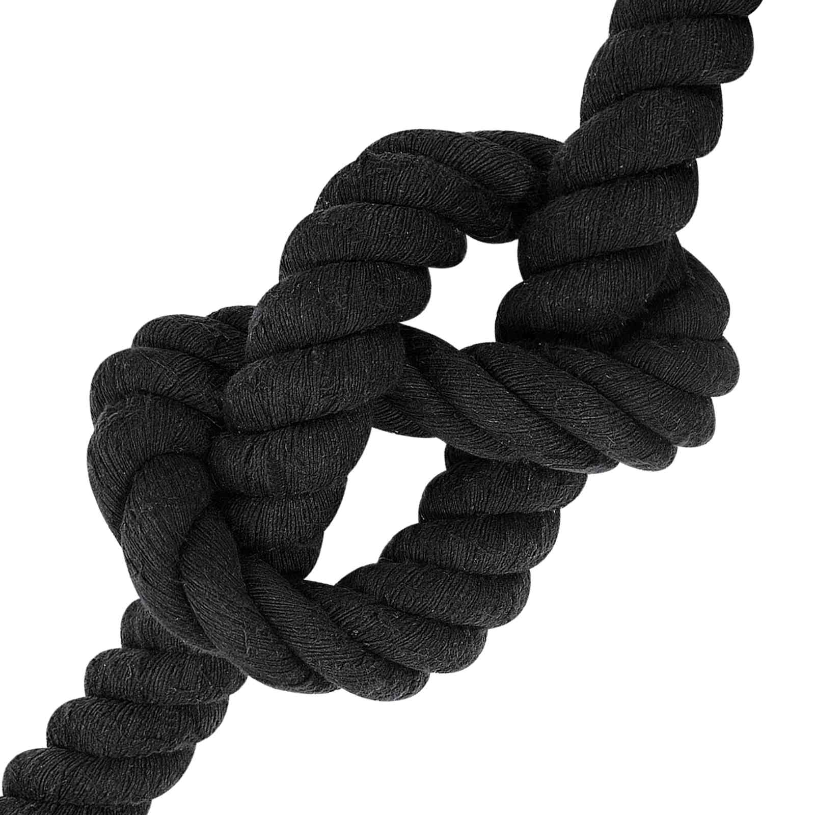 Konop Crna 5 x 5 x 1000 cm Pamuk