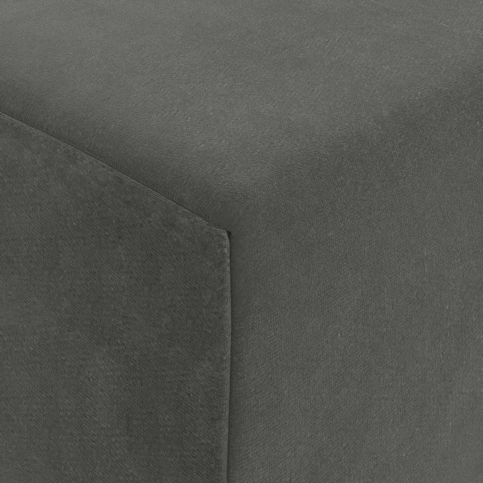 Sofa na razvlačenje Tamnosiva 200 x 70 x 15 cm Baršun