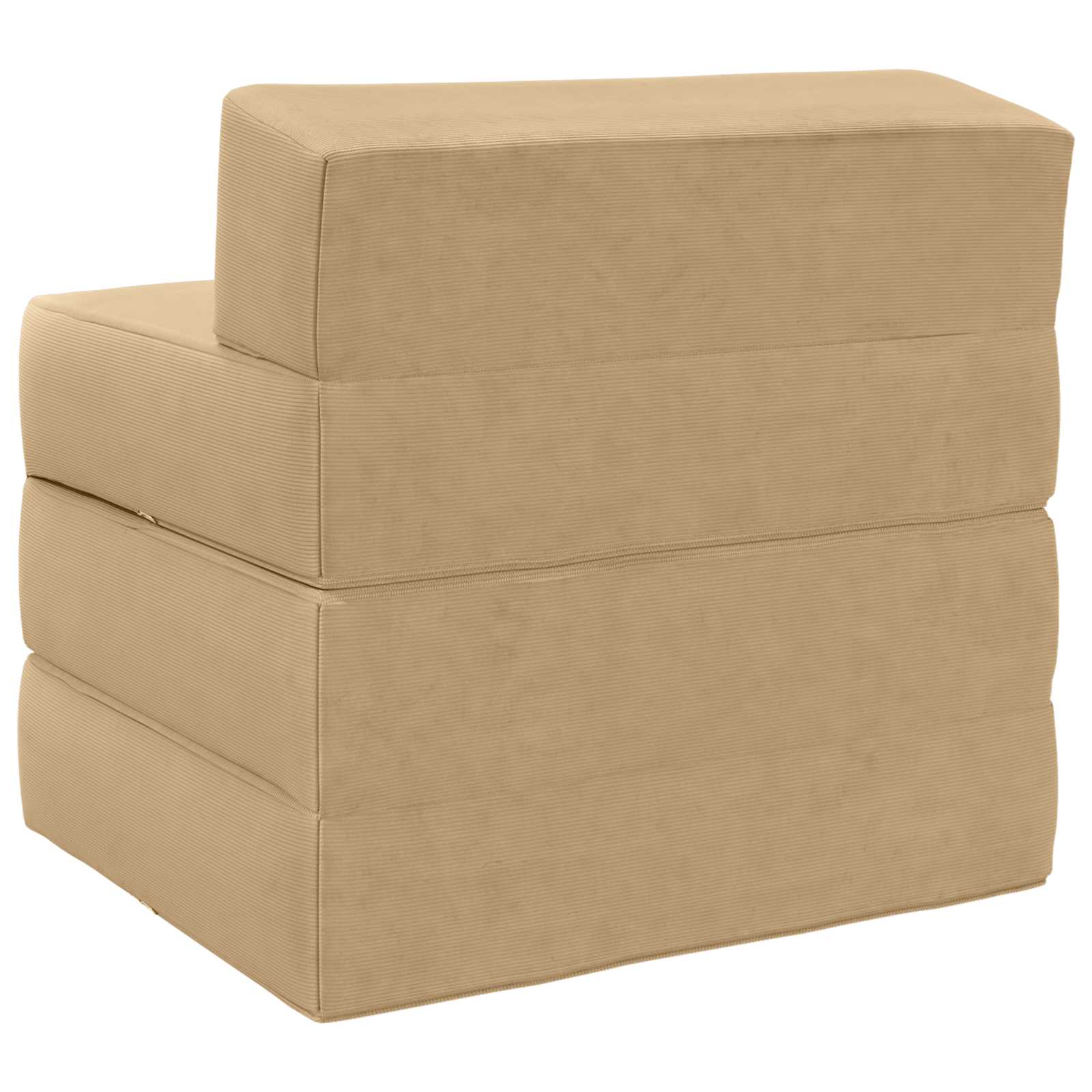 Sofa na razvlačenje Svijetlozeleni sivi 200 x 70 x 15 cm