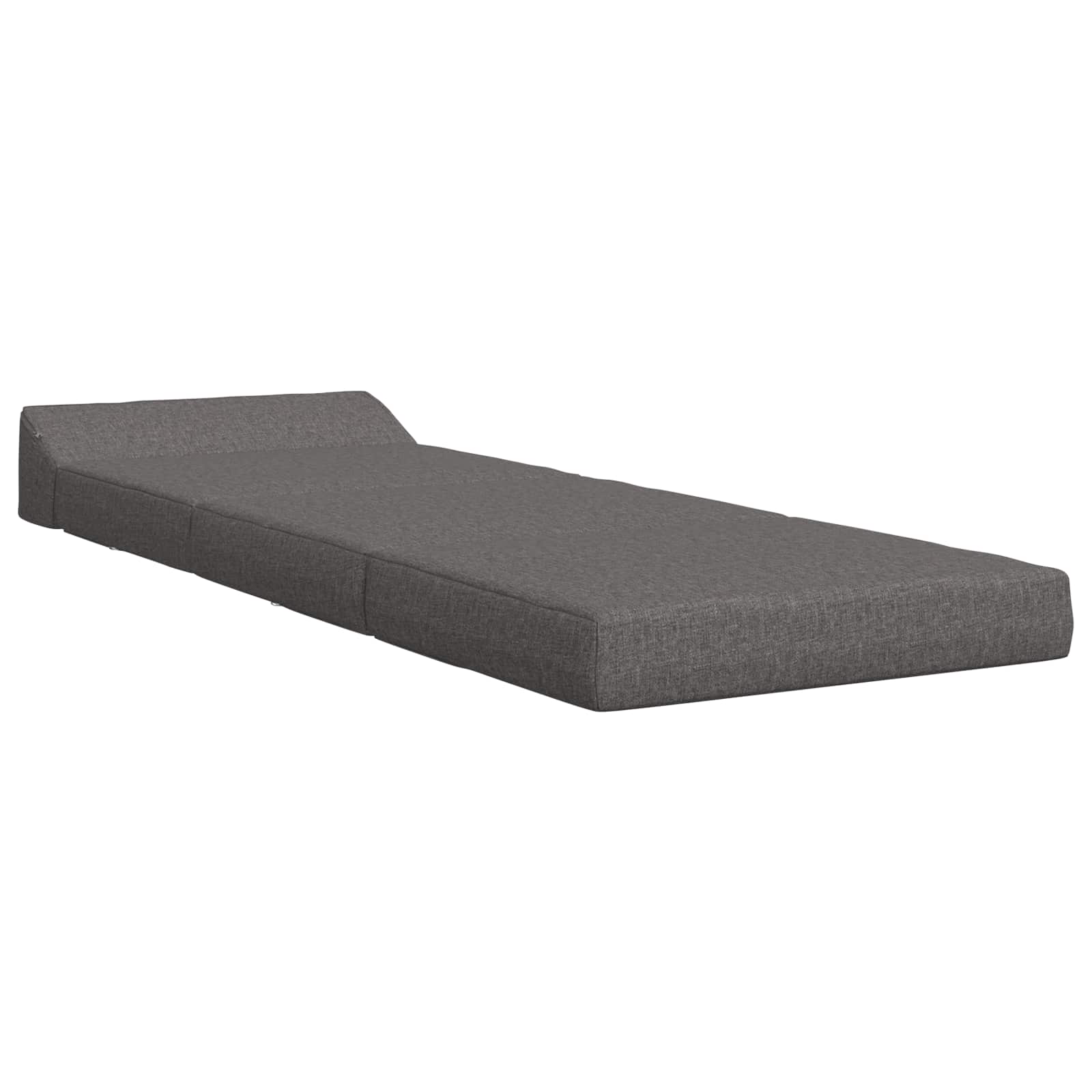 Sofa na razvlačenje Svjetlosiva 200 x 70 x 10 cm Tkanina