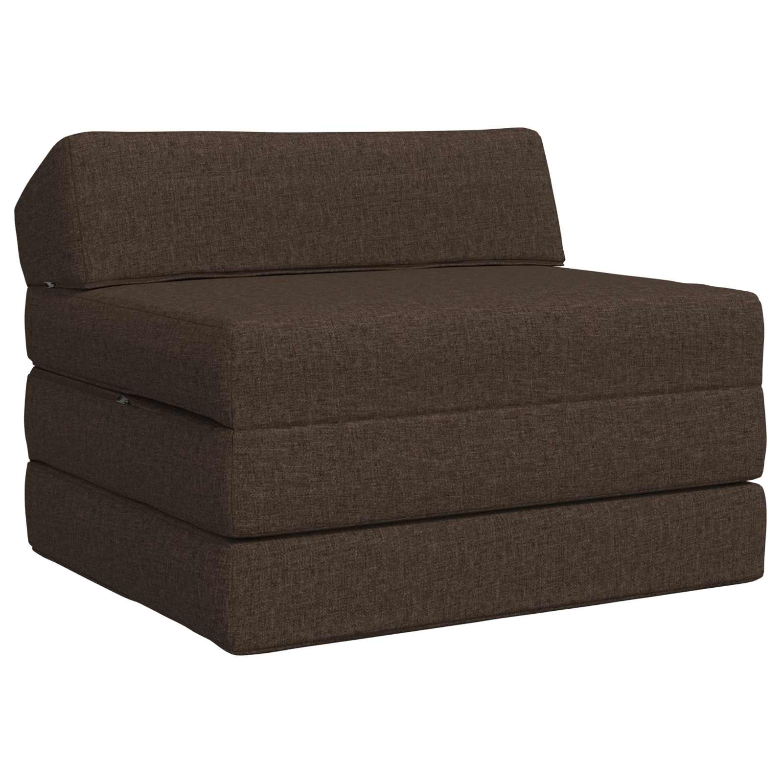 Sofa na razvlačenje Sivosmeđa 200 x 70 x 10 cm Tkanina