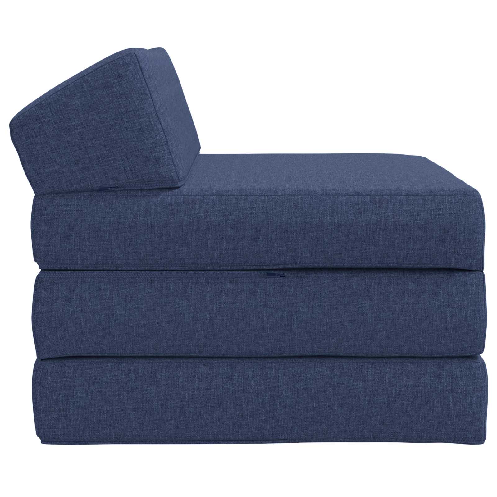 Sofa na razvlačenje Plava 200 x 70 x 10 cm Tkanina