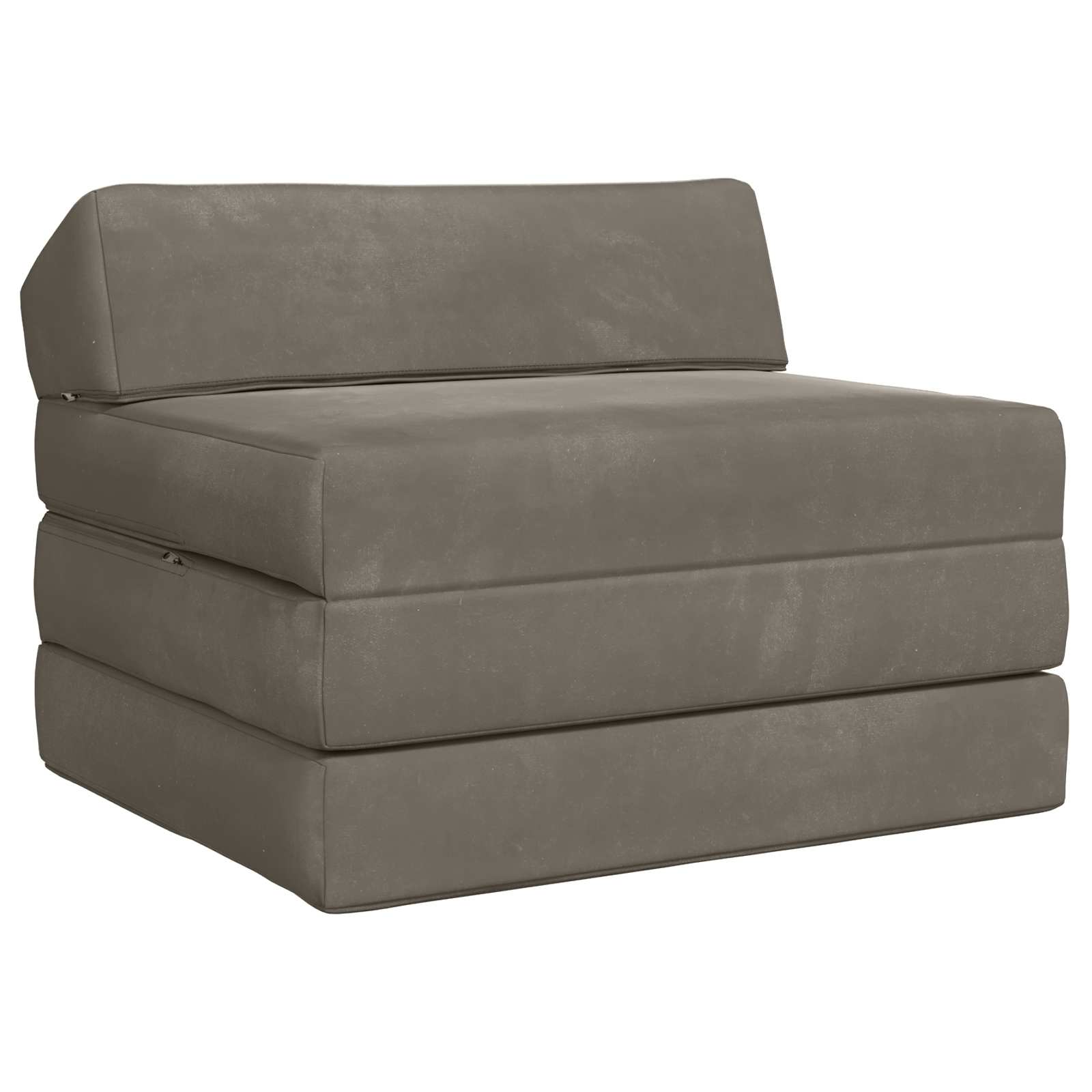 Sofa na razvlačenje Svjetlosiva 200 x 70 x 10 cm Baršun