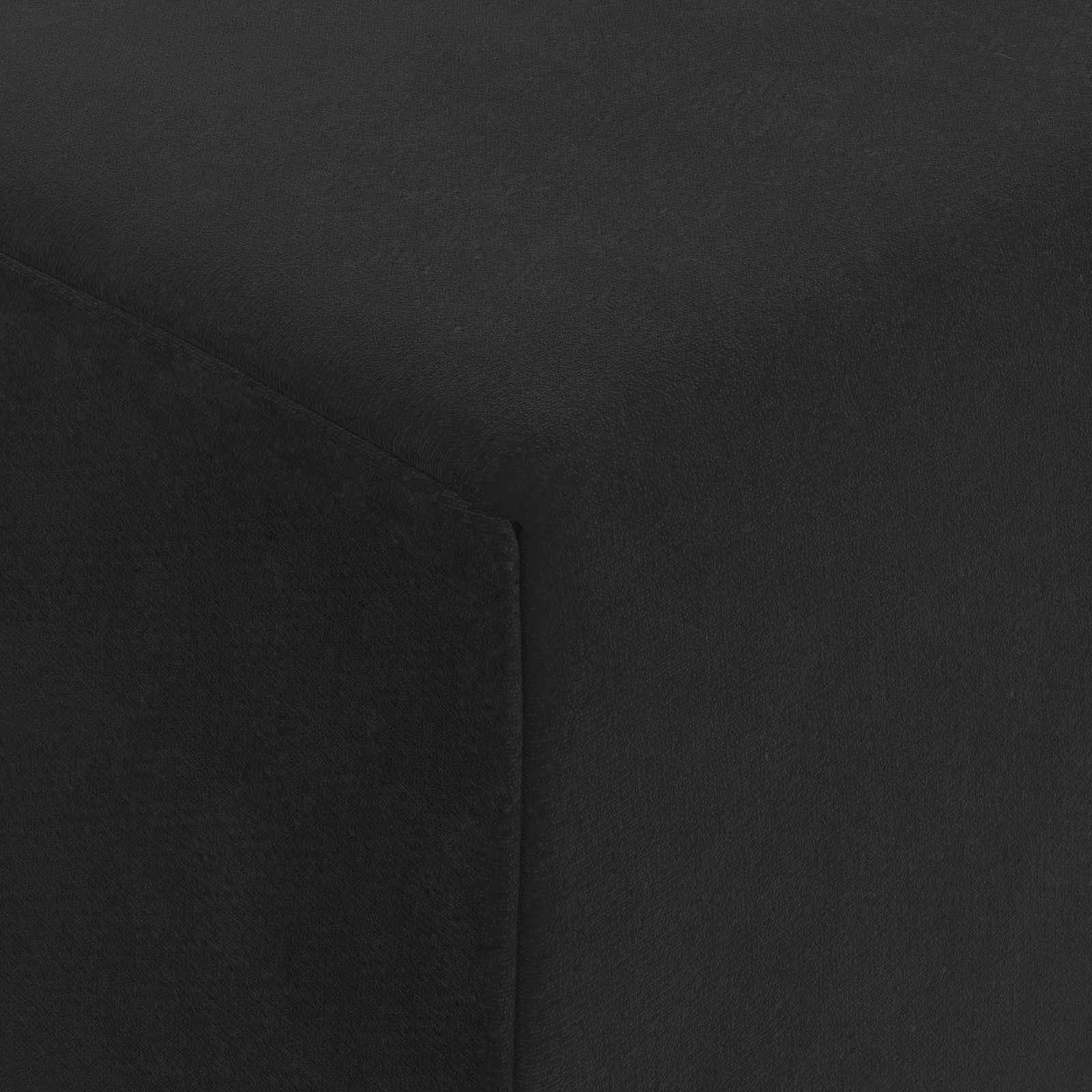 Sofa na razvlačenje Crna 200 x 70 x 10 cm Baršun