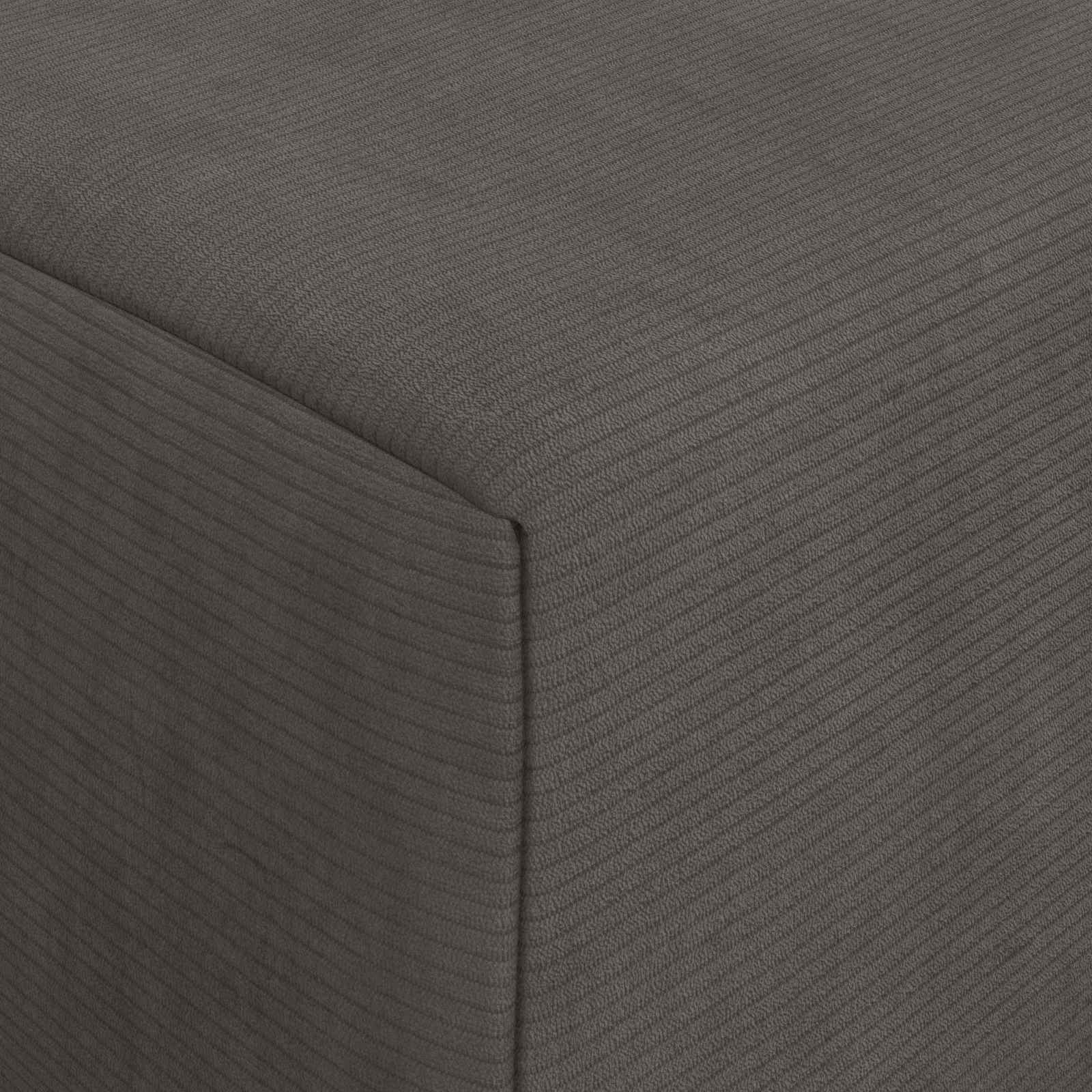 Sofa na razvlačenje Tamnosiva 200 x 70 x 10 cm Kordura tekstil