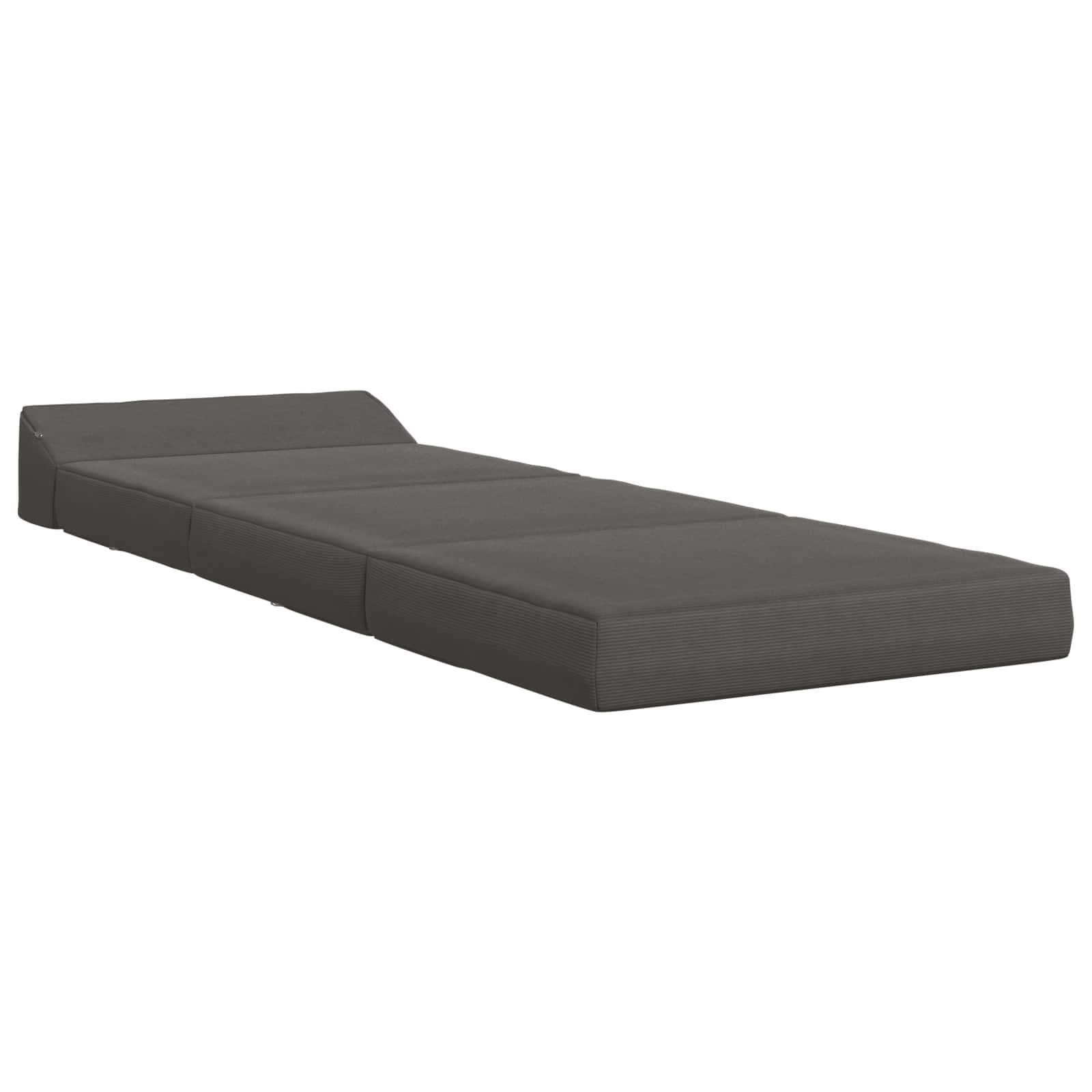 Sofa na razvlačenje Tamnosiva 200 x 70 x 10 cm Kordura tekstil