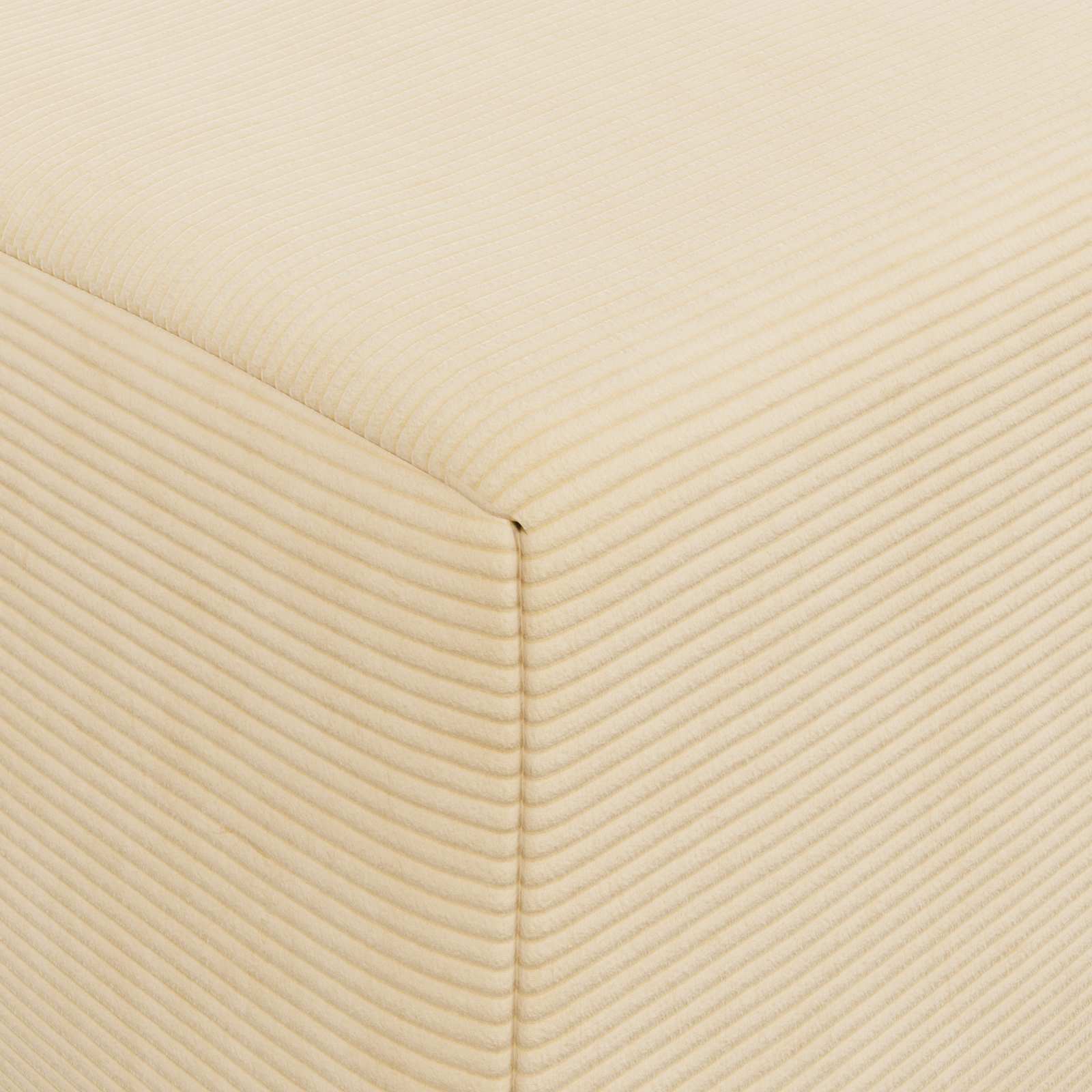 Sofa na razvlačenje Krem 200 x 70 x 10 cm Kordura tekstil