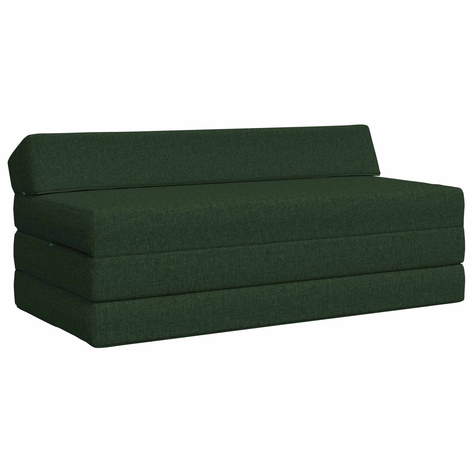 Sofa na razvlačenje Tamnozelena 120 x 60 x 49 cm Tkanina