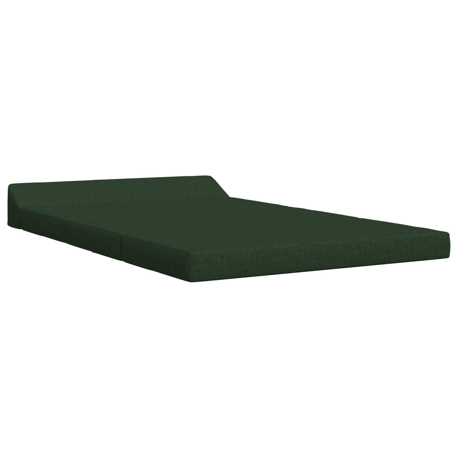 Sofa na razvlačenje Tamnozelena 120 x 60 x 49 cm Tkanina