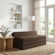 Sofa na razvlačenje Sivosmeđa 120 x 60 x 49 cm Tkanina