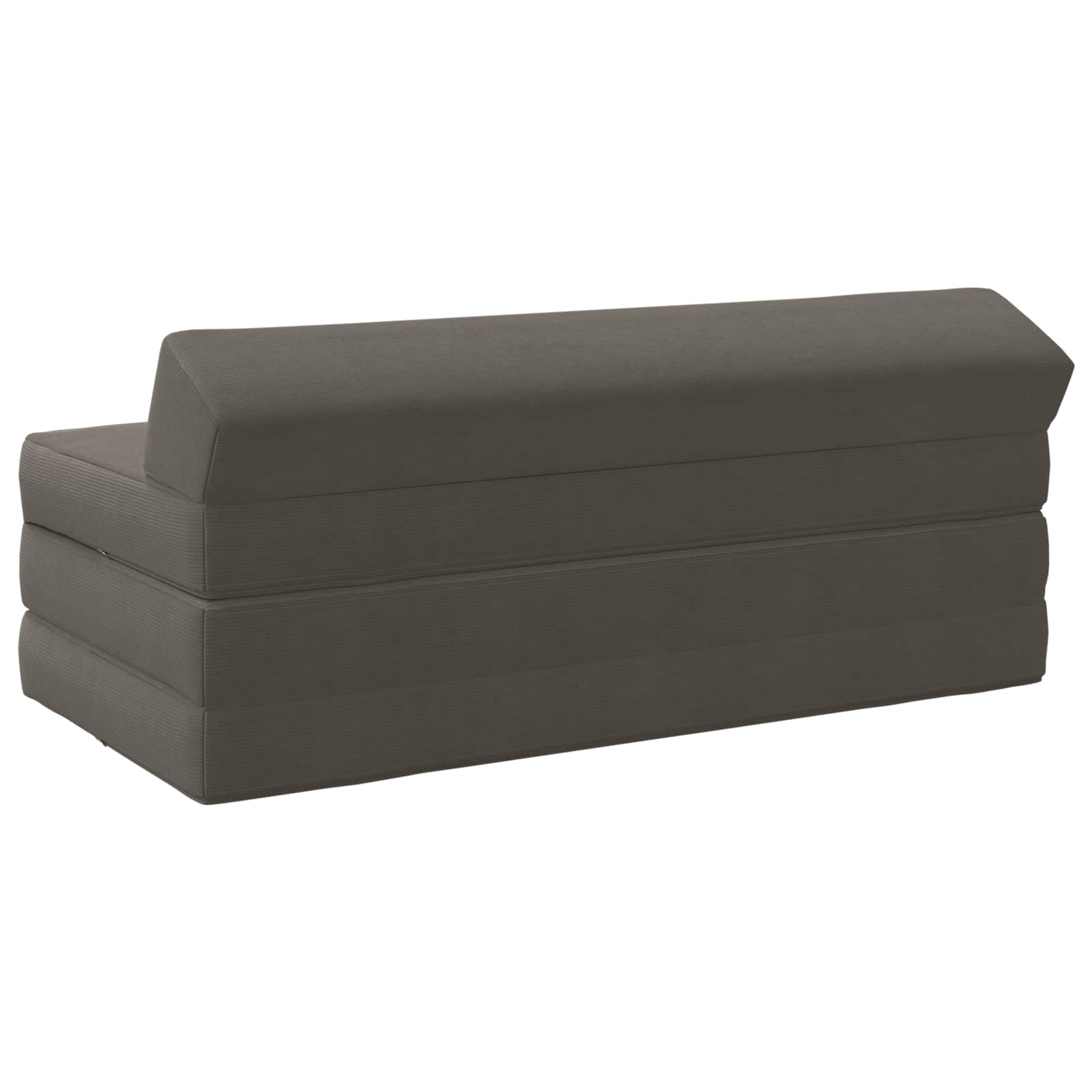 Sofa na razvlačenje Svjetlosiva 120 x 60 x 49 cm Tkanina