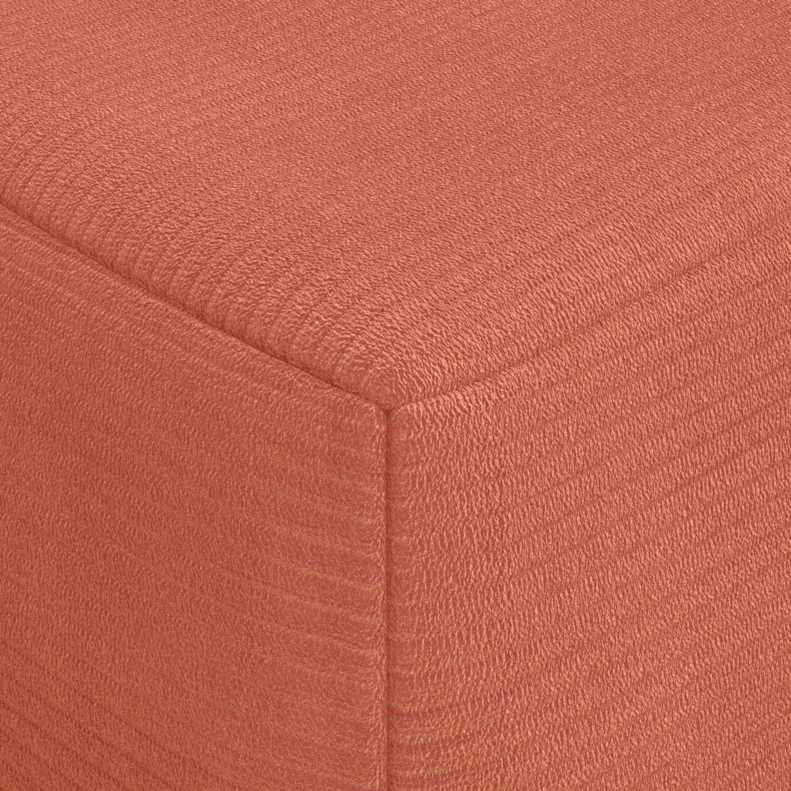 Sofa na razvlačenje Crvena narančasta 120 x 60 x 49 cm Tkanina