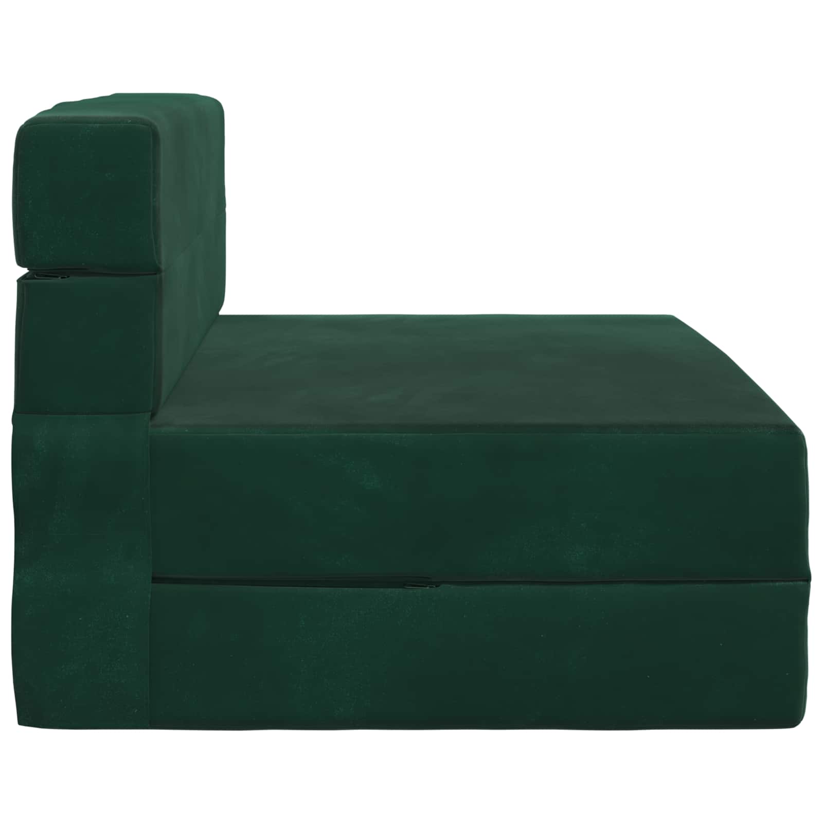 Sofa na razvlačenje Tamnozelena 70 x 72 x 60 cm Tkanina