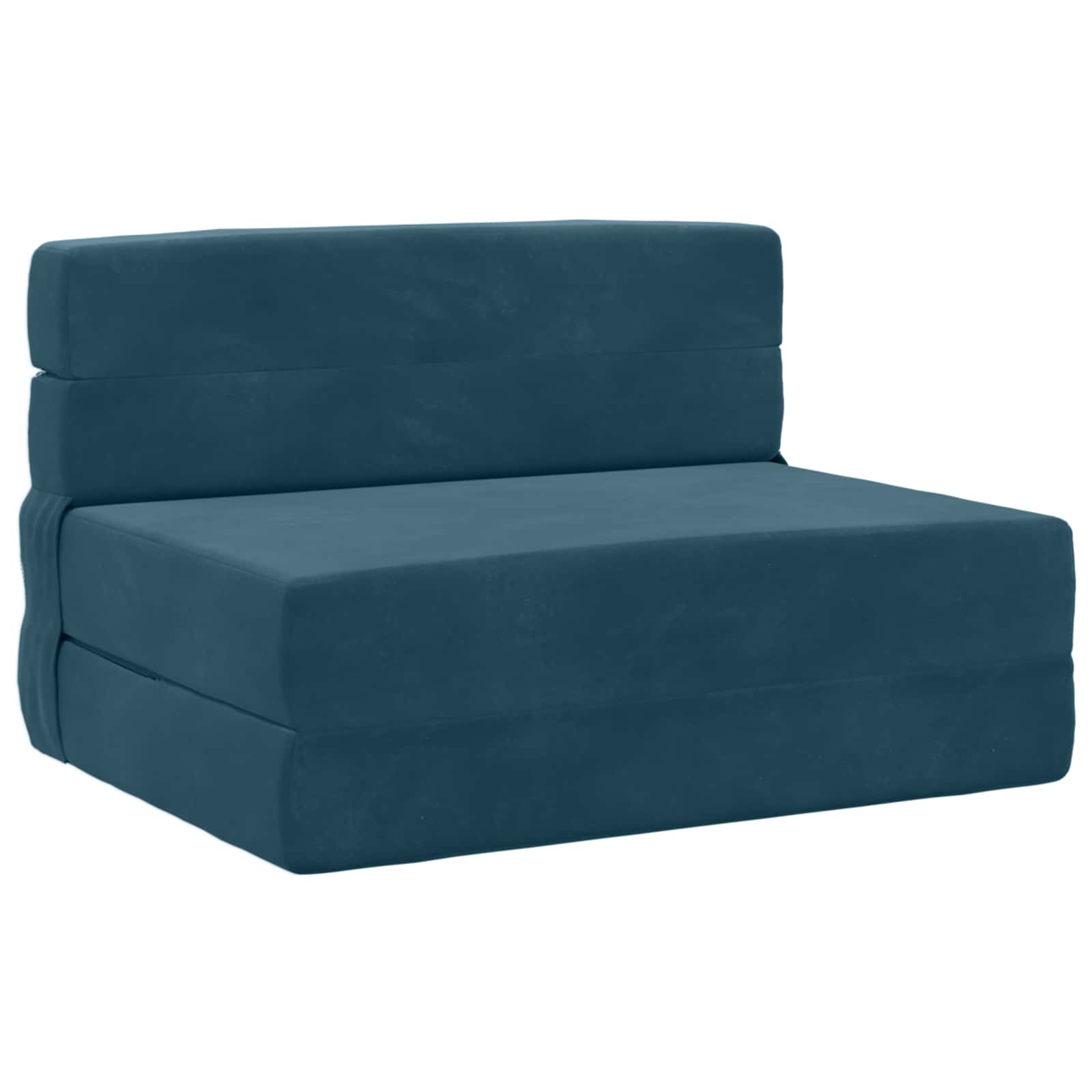 Sofa na razvlačenje Plava 70 x 80 x 60 cm Tkanina