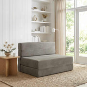 Sofa na razvlačenje Svjetlosiva 70 x 80 x 60 cm Tkanina