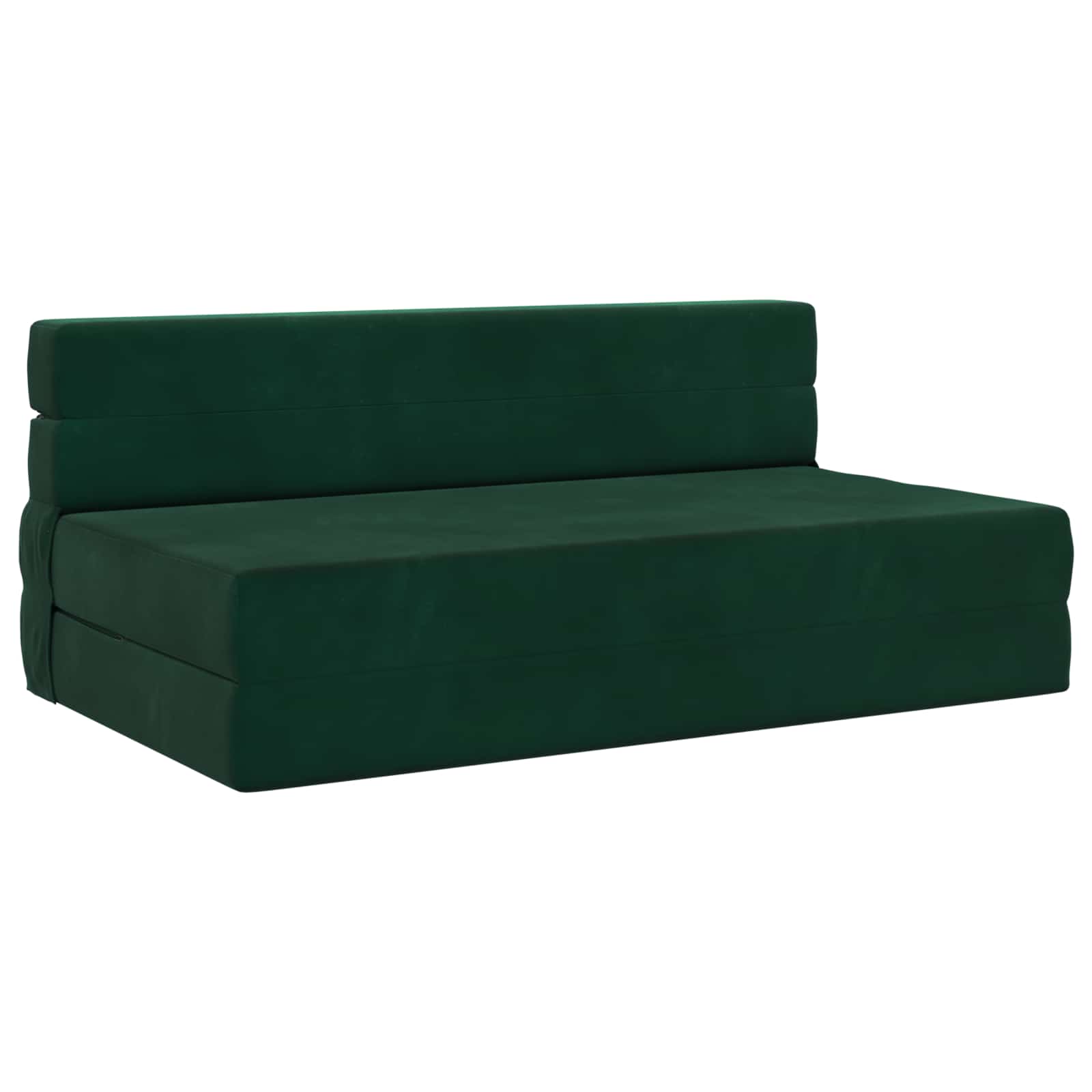 Sofa na razvlačenje Tamnozelena 152 x 86,5 x 60 cm Tkanina