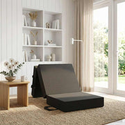 Sofa na razvlačenje 75 x 63 x 45 cm Tamnosiva