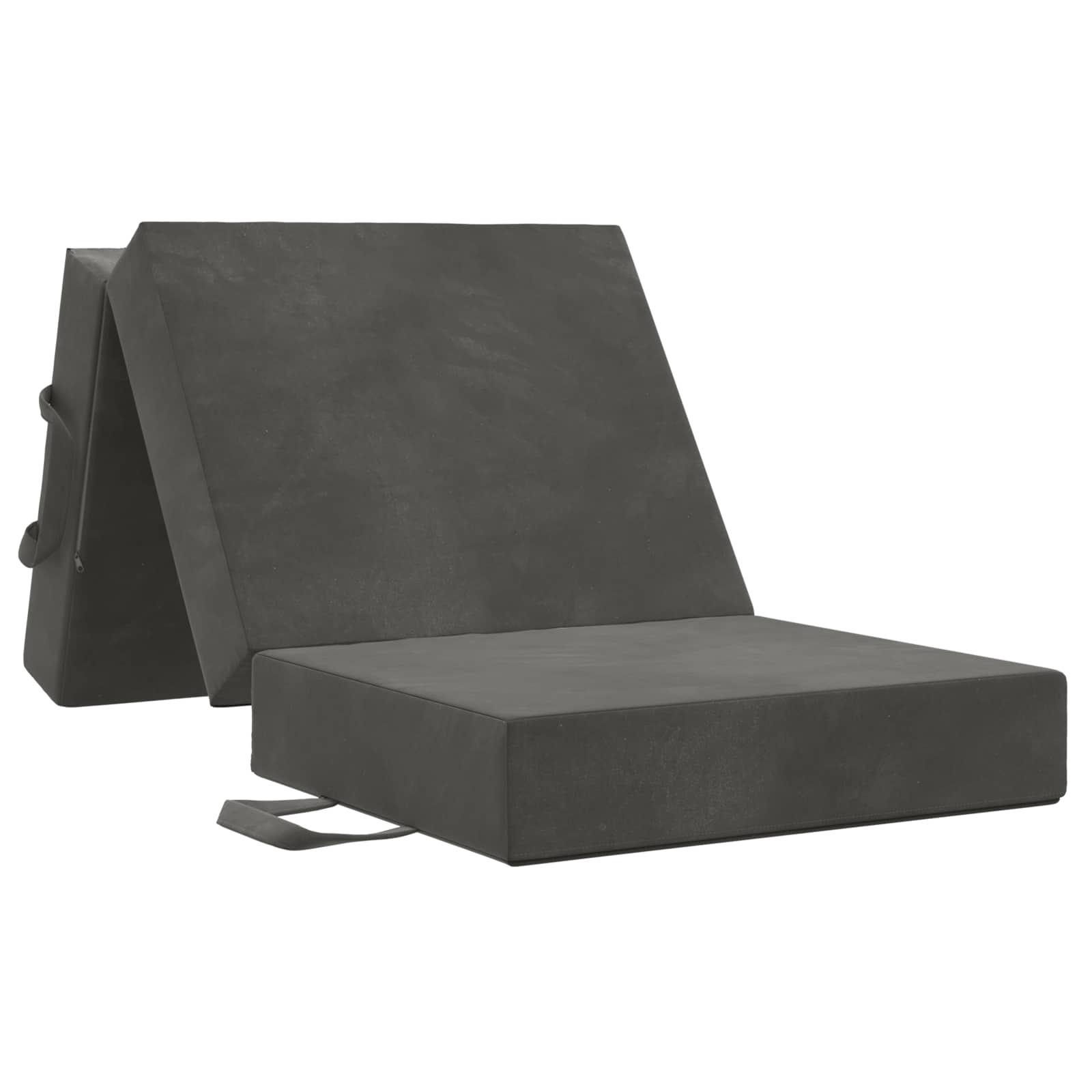 Sofa na razvlačenje 75 x 63 x 45 cm Tamnosiva