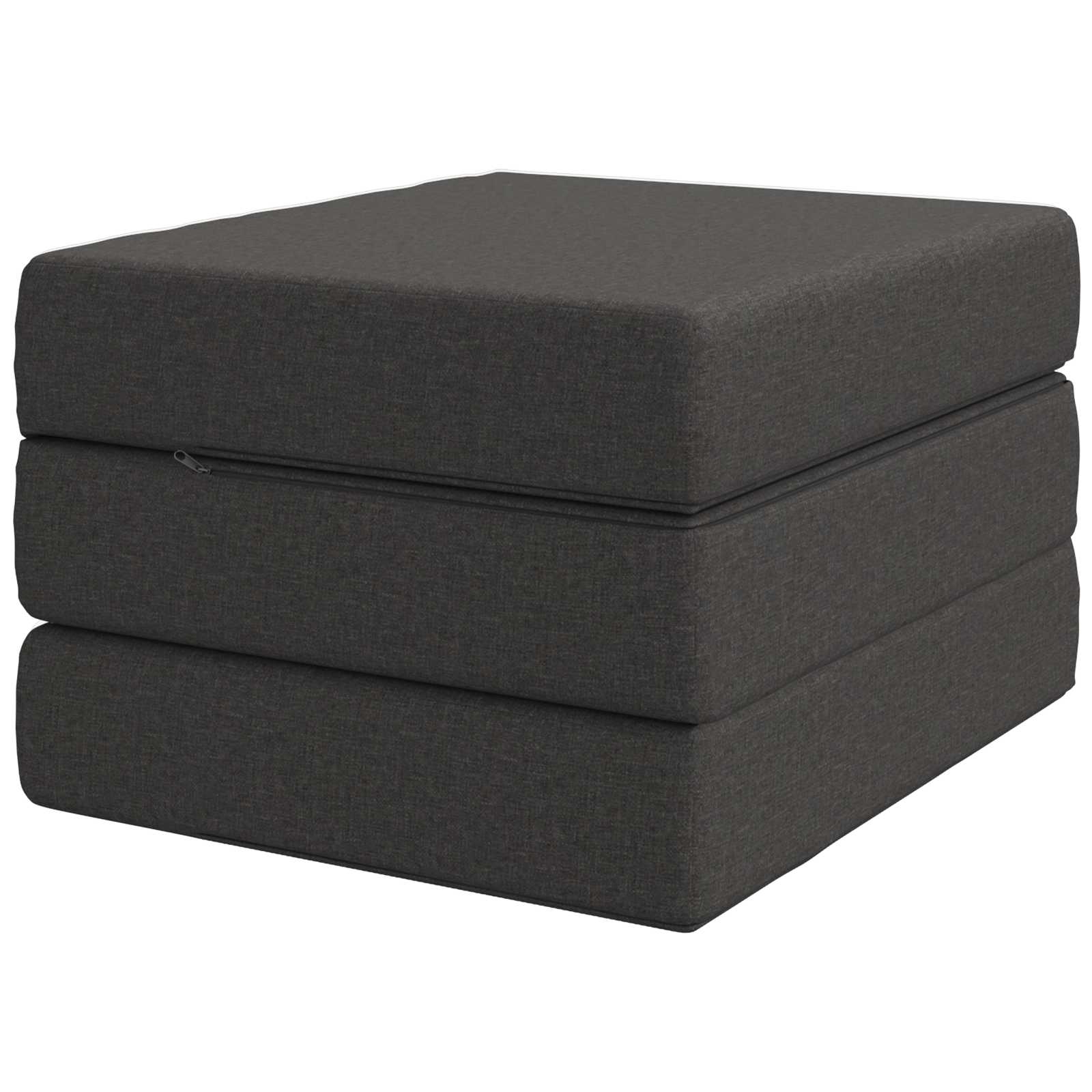 Sofa na razvlačenje 90 x 63 x 45 cm Tamnosiva