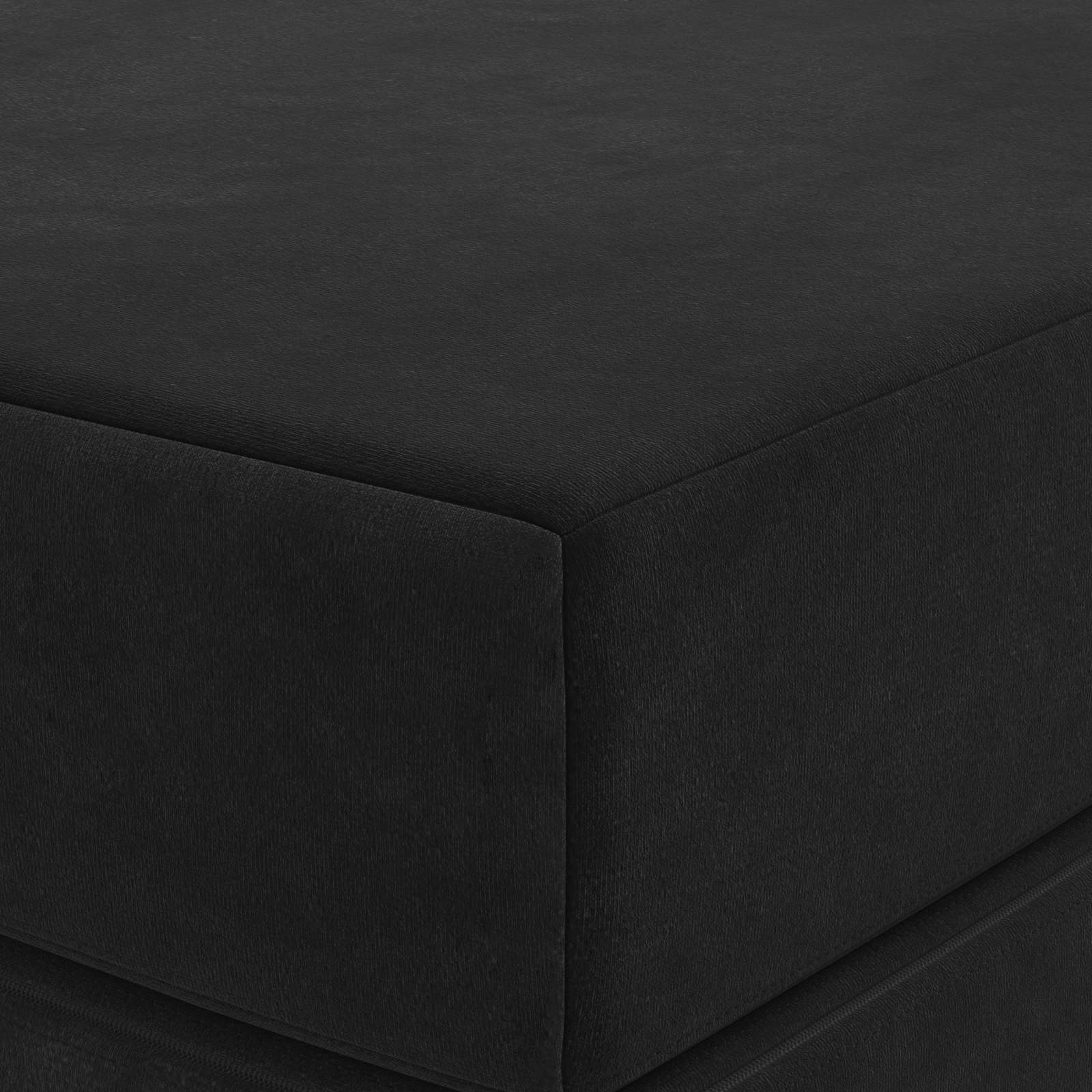 Sofa na razvlačenje 80 x 67 x 45 cm Crna
