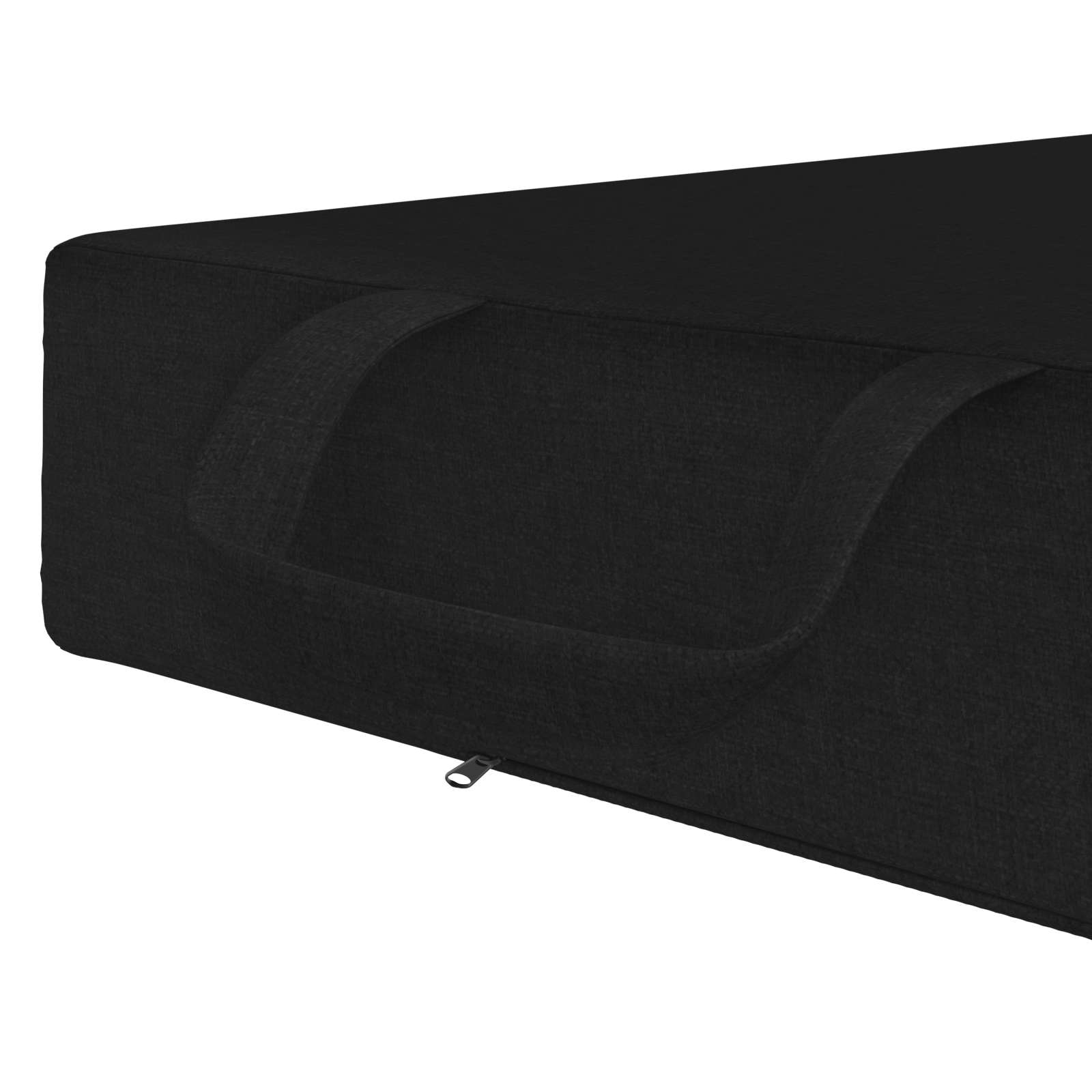 Sofa na razvlačenje 90 x 67 x 45 cm Crna