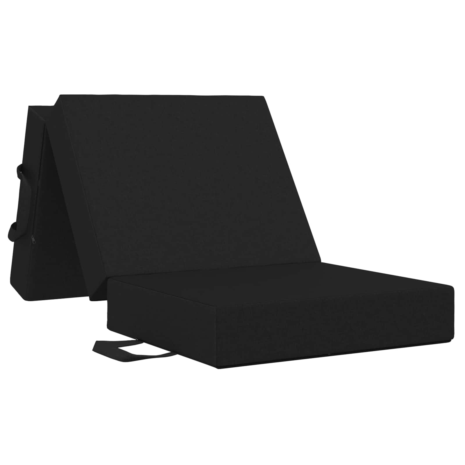 Sofa na razvlačenje 90 x 67 x 45 cm Crna