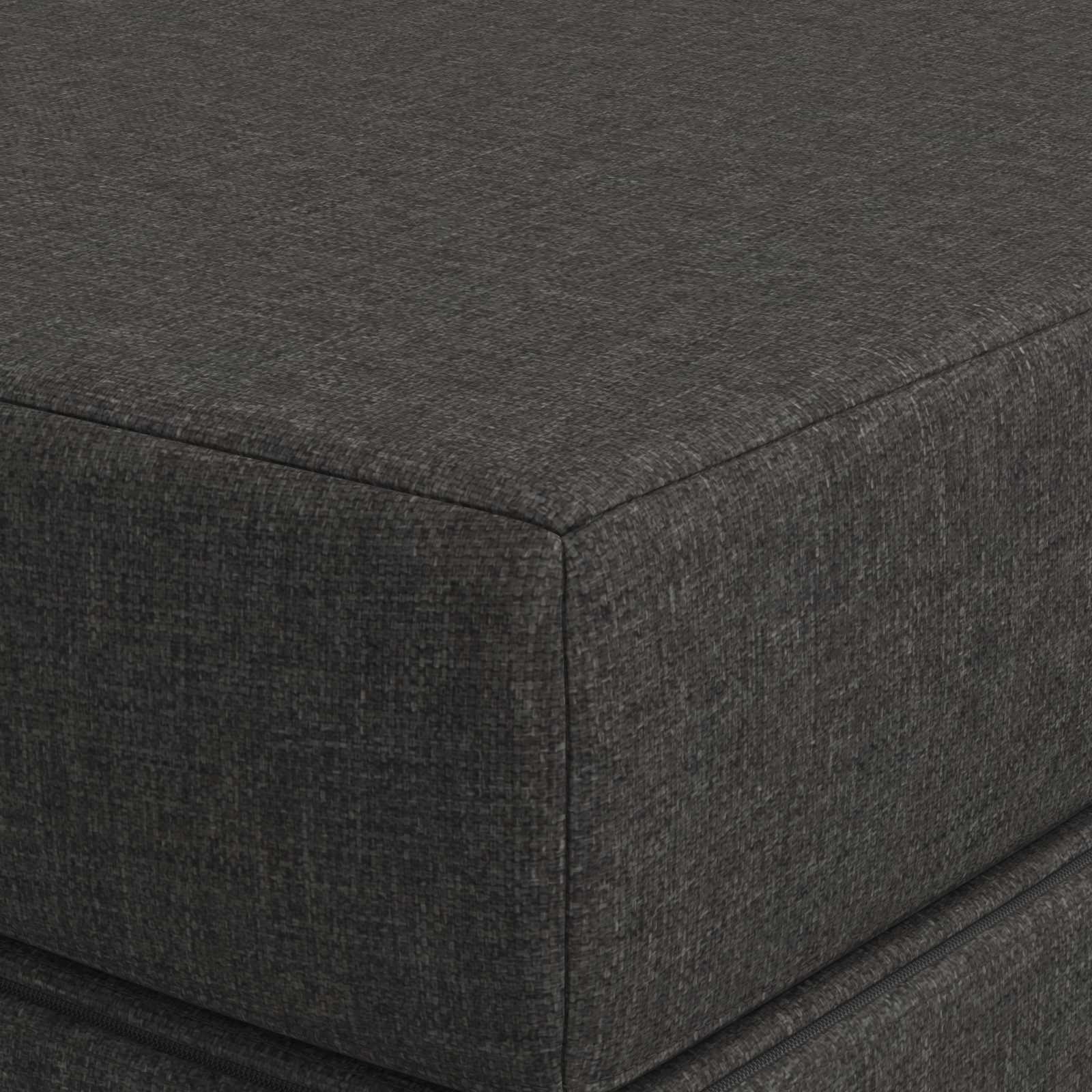 Sofa na razvlačenje 100 x 67 x 45 cm Tamnosiva