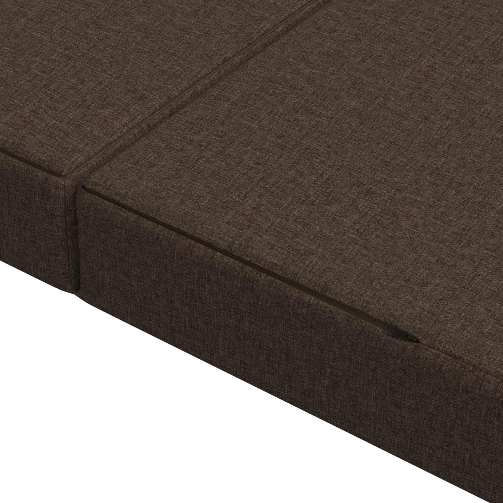 Sofa na razvlačenje 100 x 67 x 45 cm Sivosmeđa