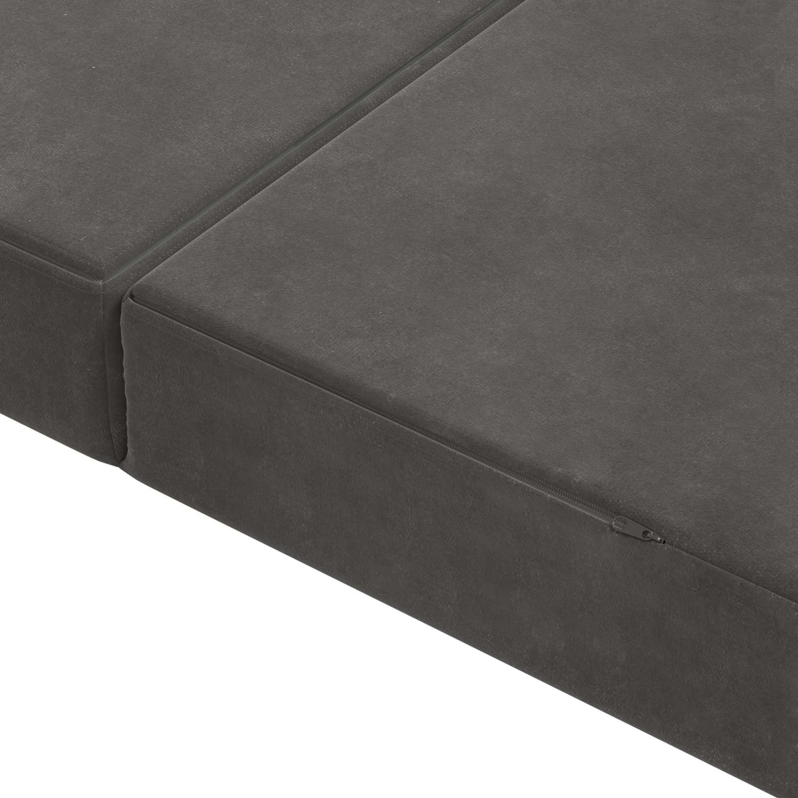 Sofa na razvlačenje 100 x 67 x 45 cm Tamnosiva