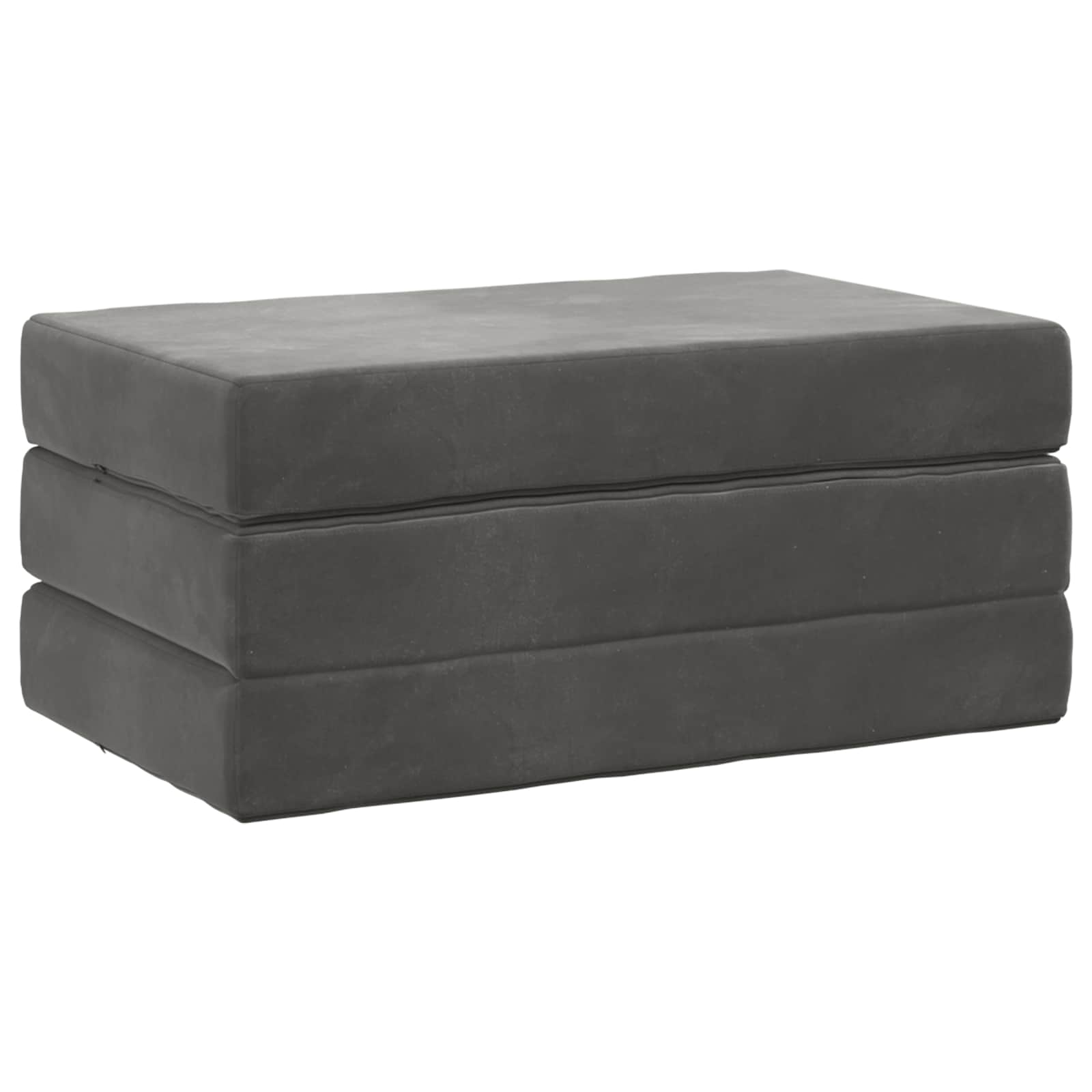 Sofa na razvlačenje 100 x 67 x 45 cm Tamnosiva