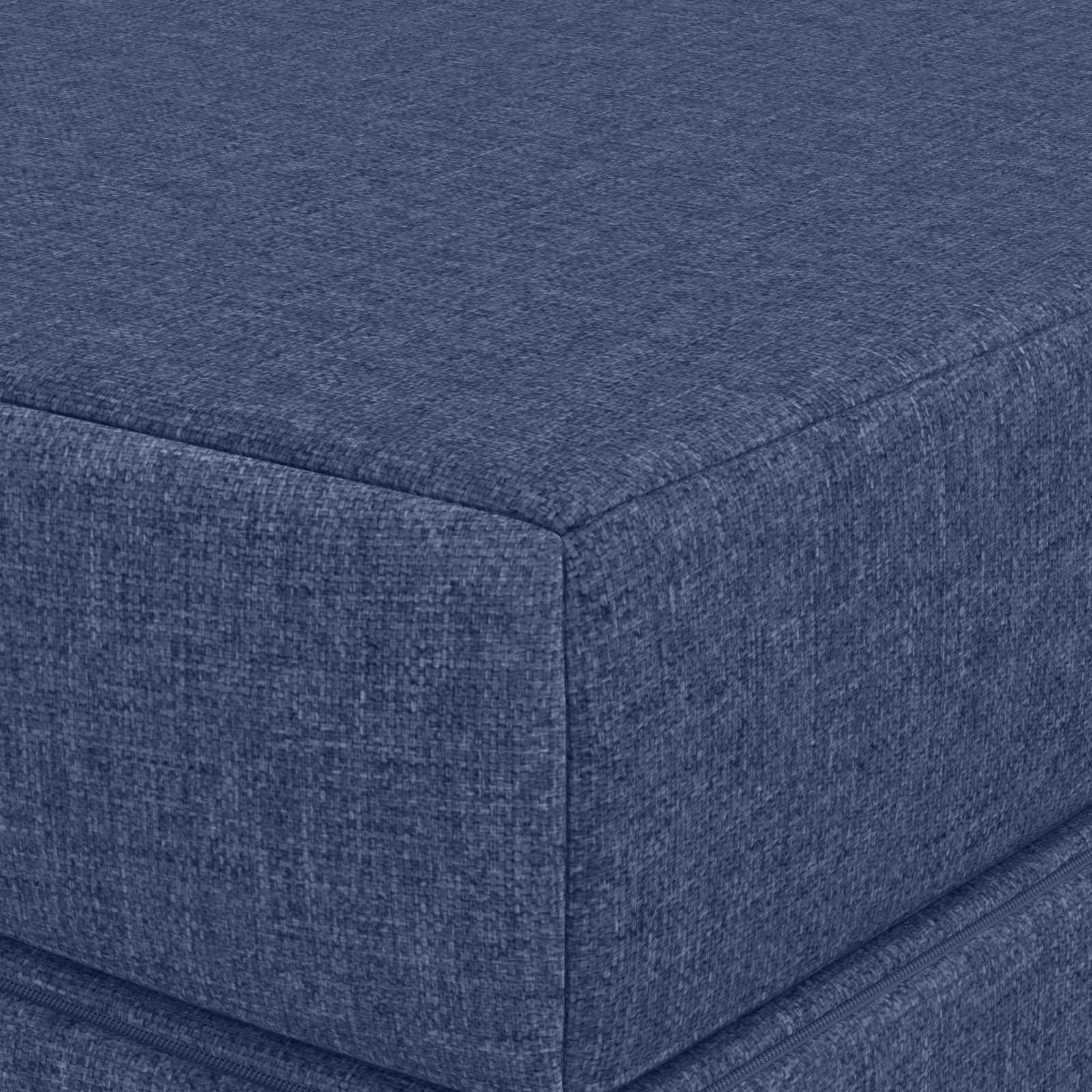 Sofa na razvlačenje 120 x 67 x 45 cm Plava