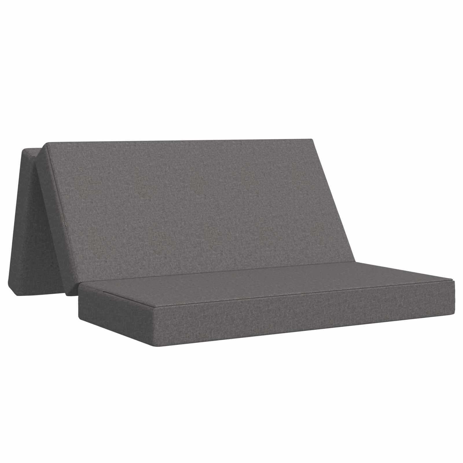 Sofa na razvlačenje 140 x 67 x 45 cm Svjetlosiva