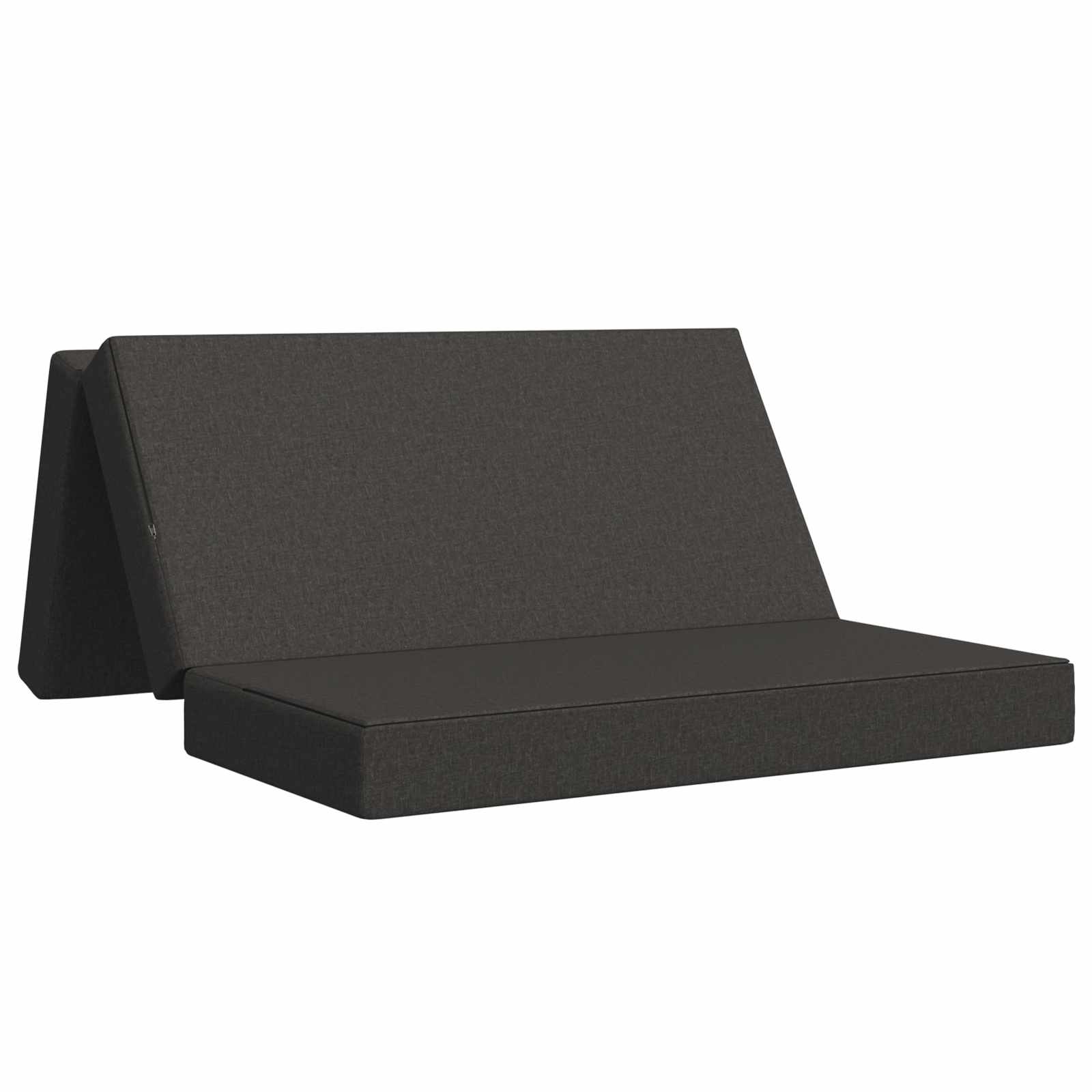 Sofa na razvlačenje 140 x 67 x 45 cm Tamnosiva