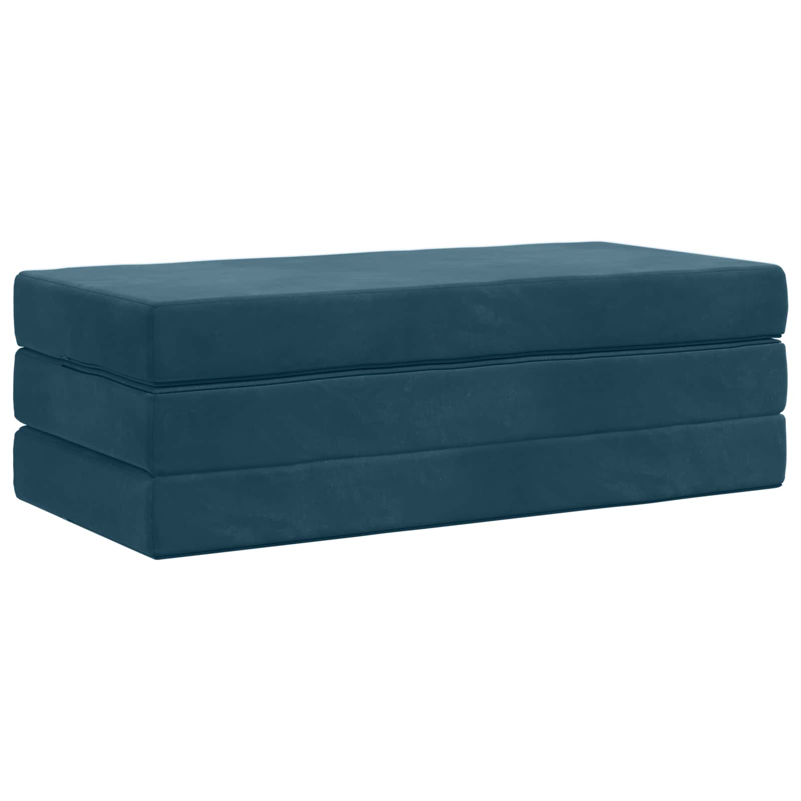 Sofa na razvlačenje 140 x 67 x 45 cm Plava