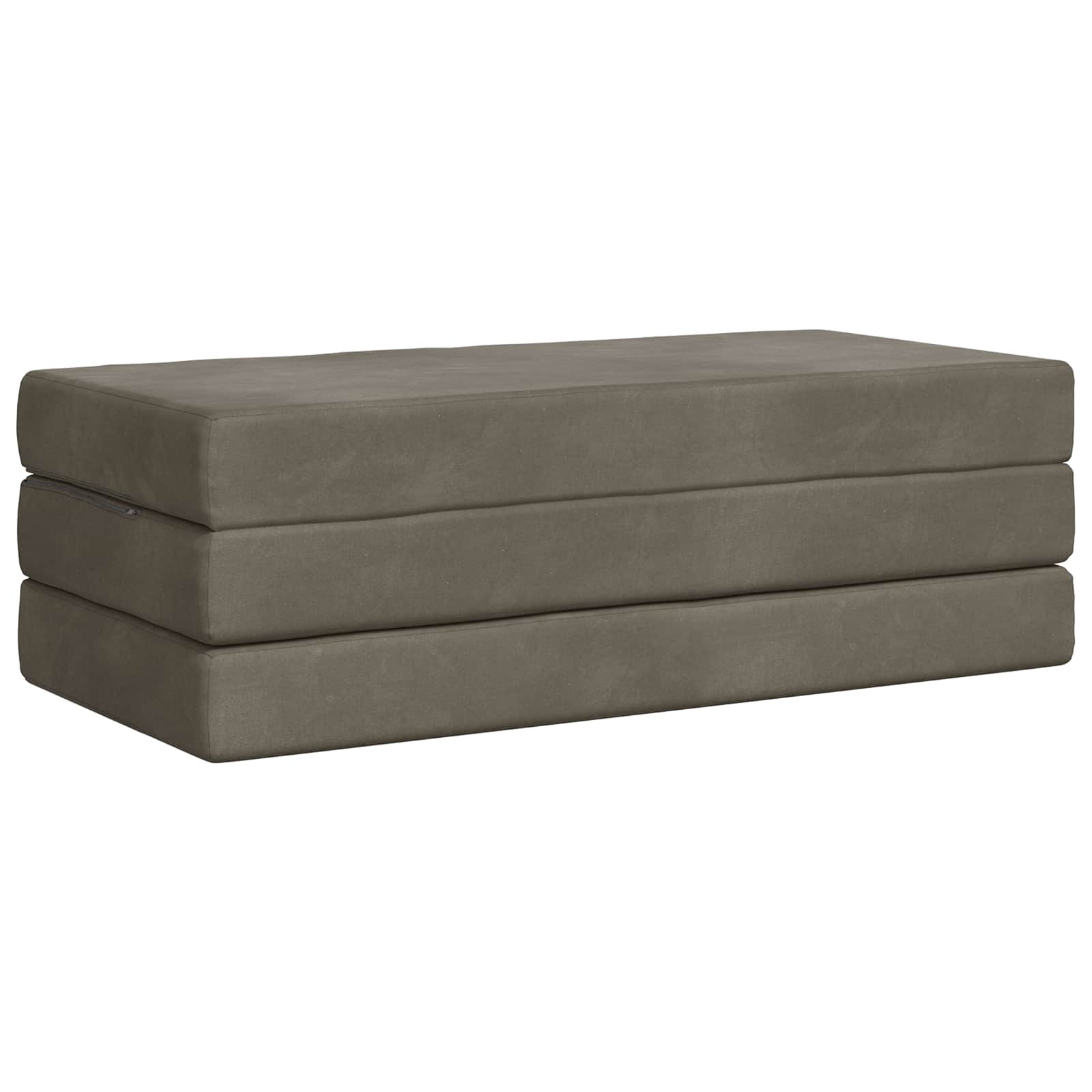 Sofa na razvlačenje 140 x 67 x 45 cm Svjetlosiva