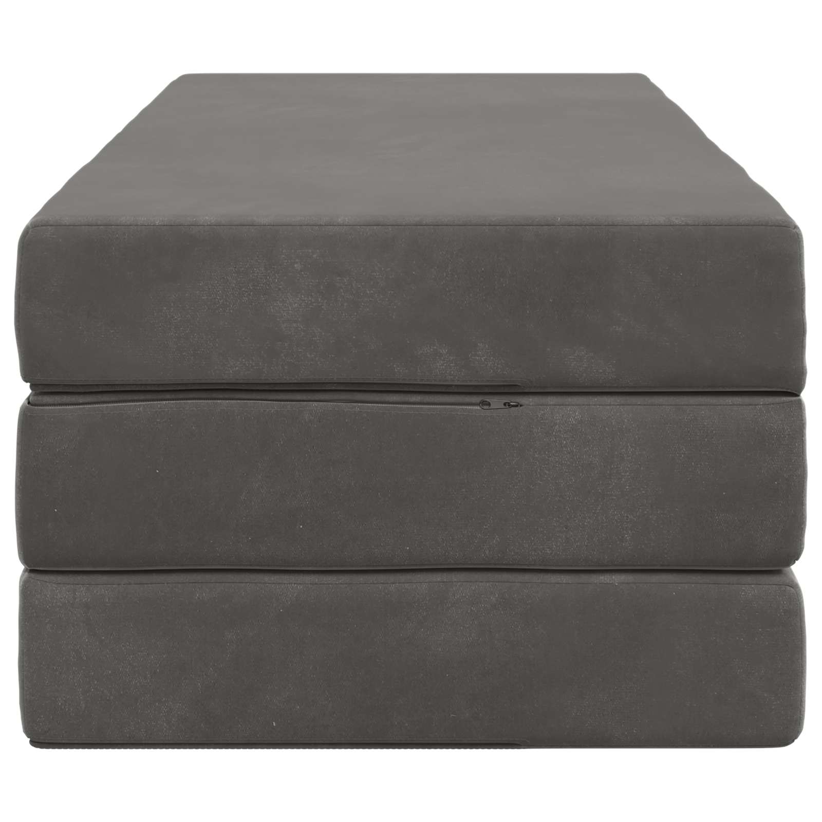 Sofa na razvlačenje 140 x 67 x 45 cm Tamnosiva