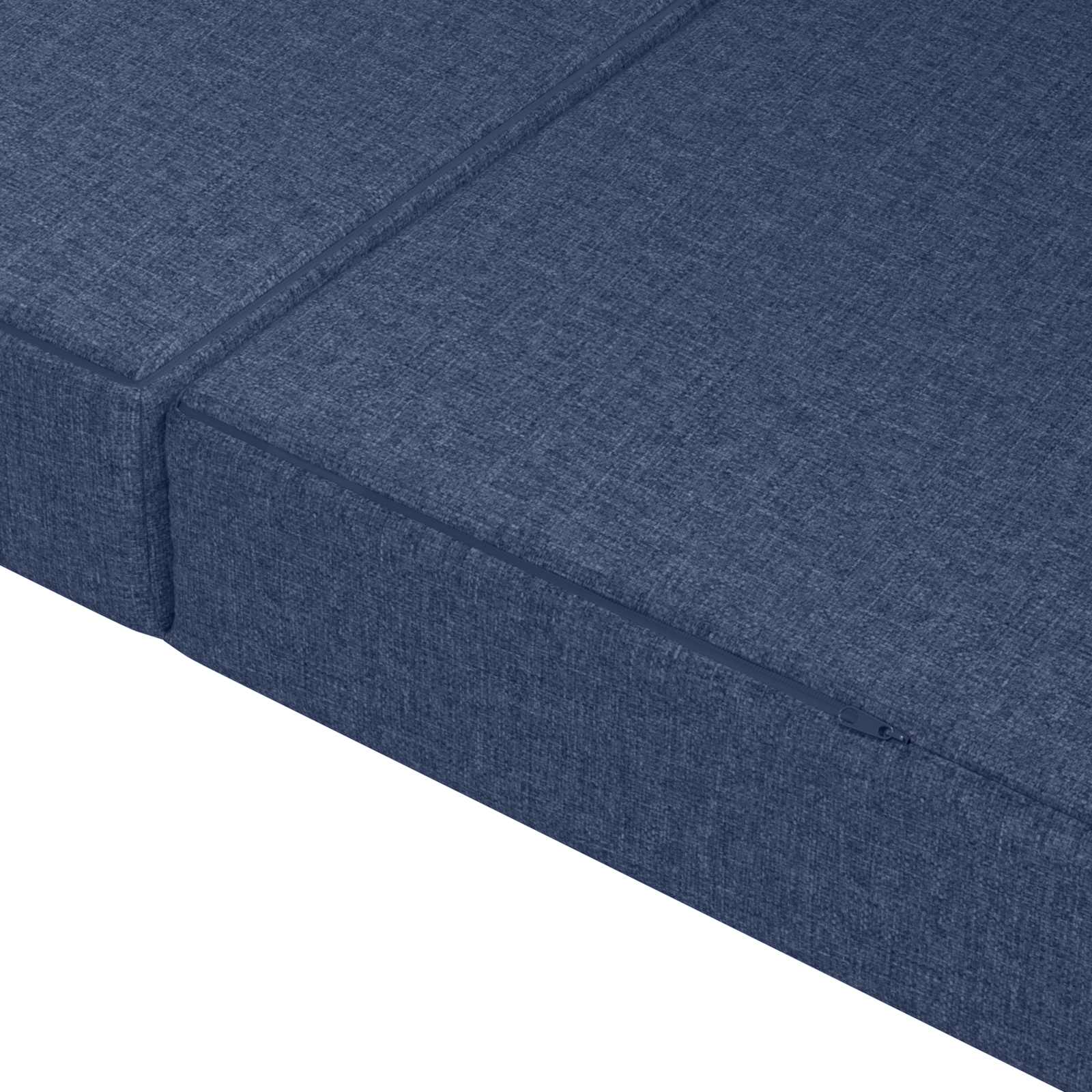Sofa na razvlačenje 160 x 67 x 45 cm Plava