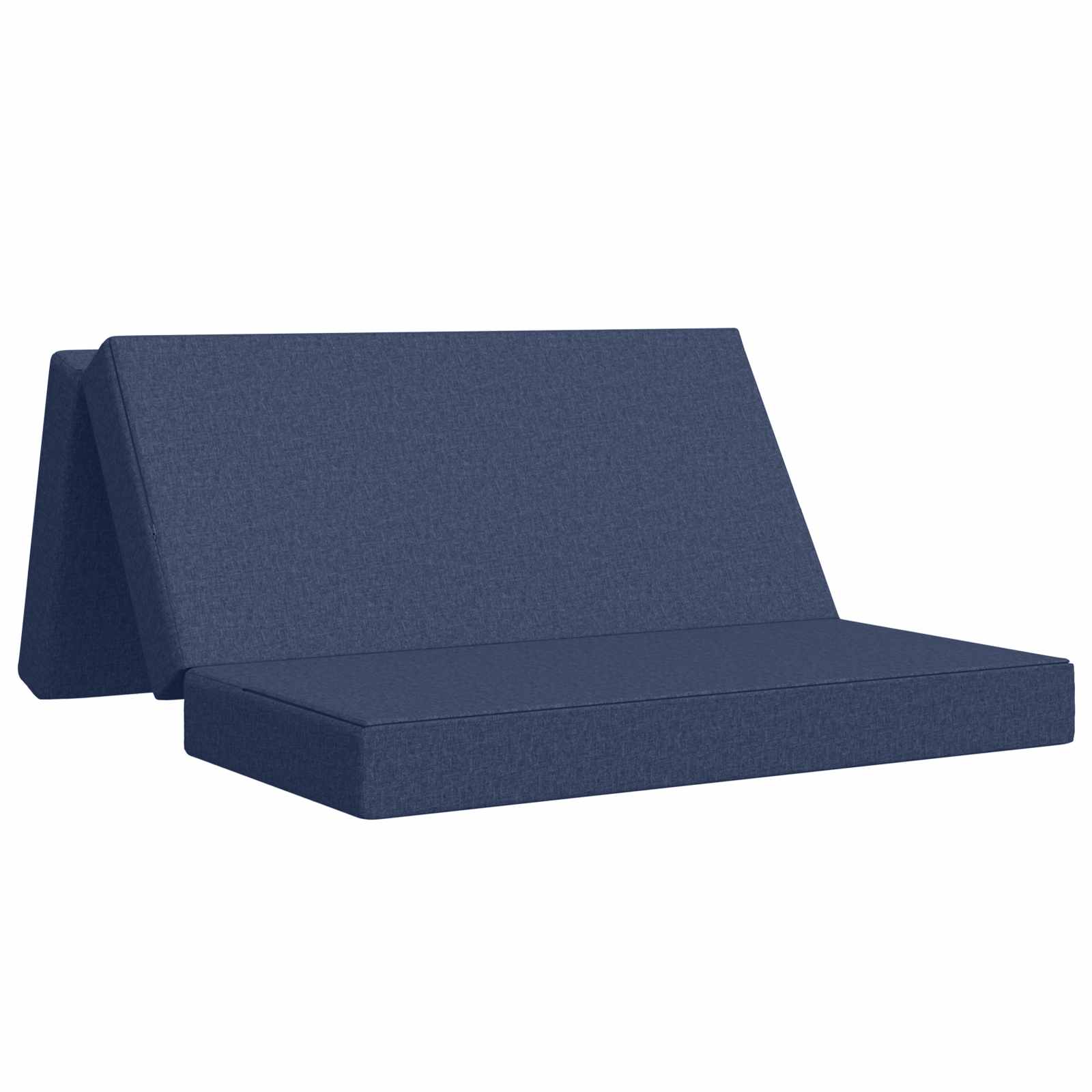 Sofa na razvlačenje 160 x 67 x 45 cm Plava