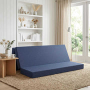Sofa na razvlačenje 180 x 67 x 45 cm Plava