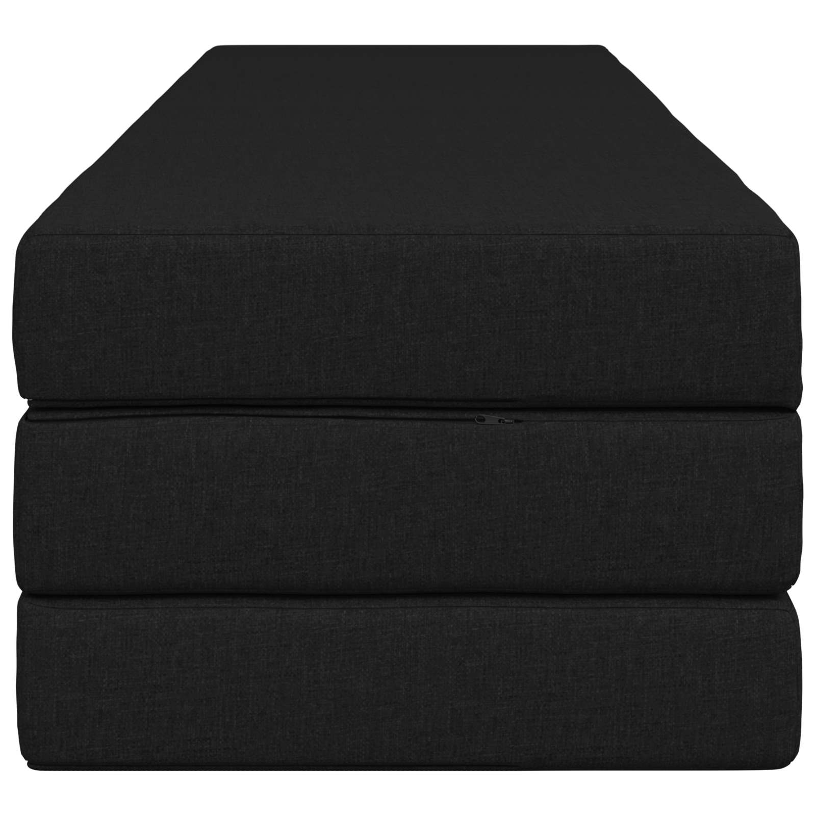 Sofa na razvlačenje 200 x 67 x 45 cm Crna