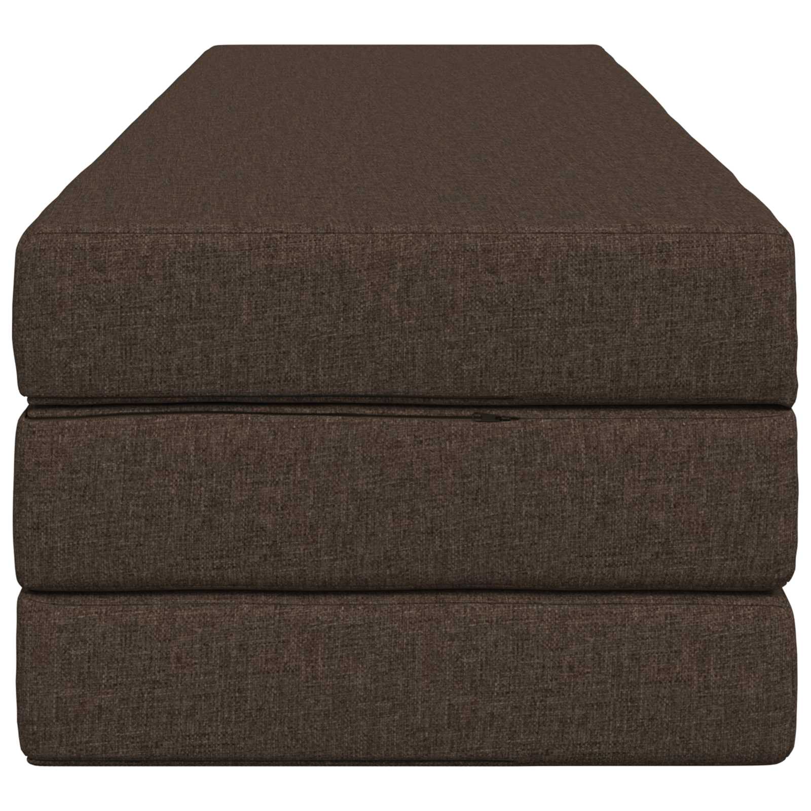 Sofa na razvlačenje 200 x 67 x 45 cm Sivosmeđa