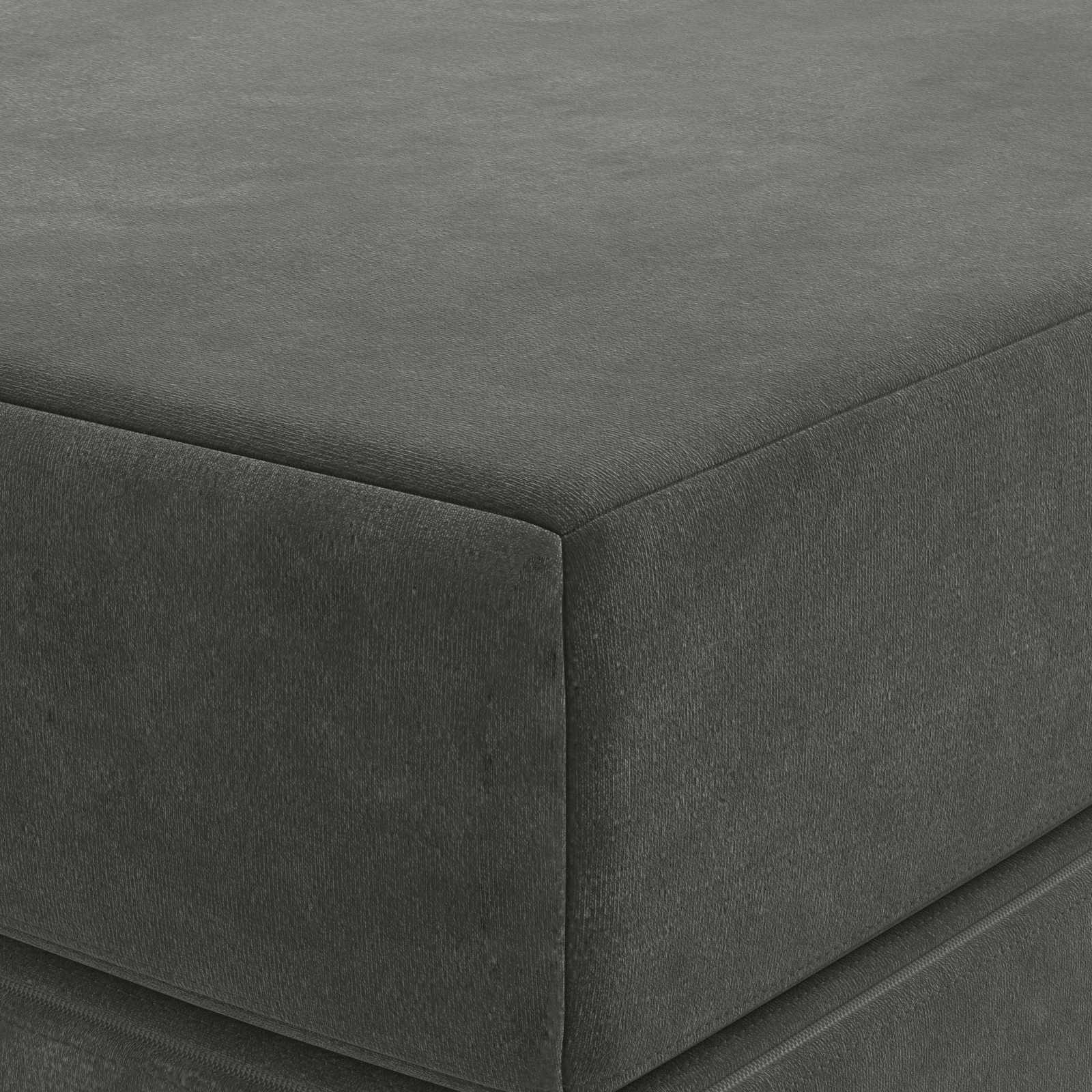 Sofa na razvlačenje 200 x 67 x 45 cm Tamnosiva