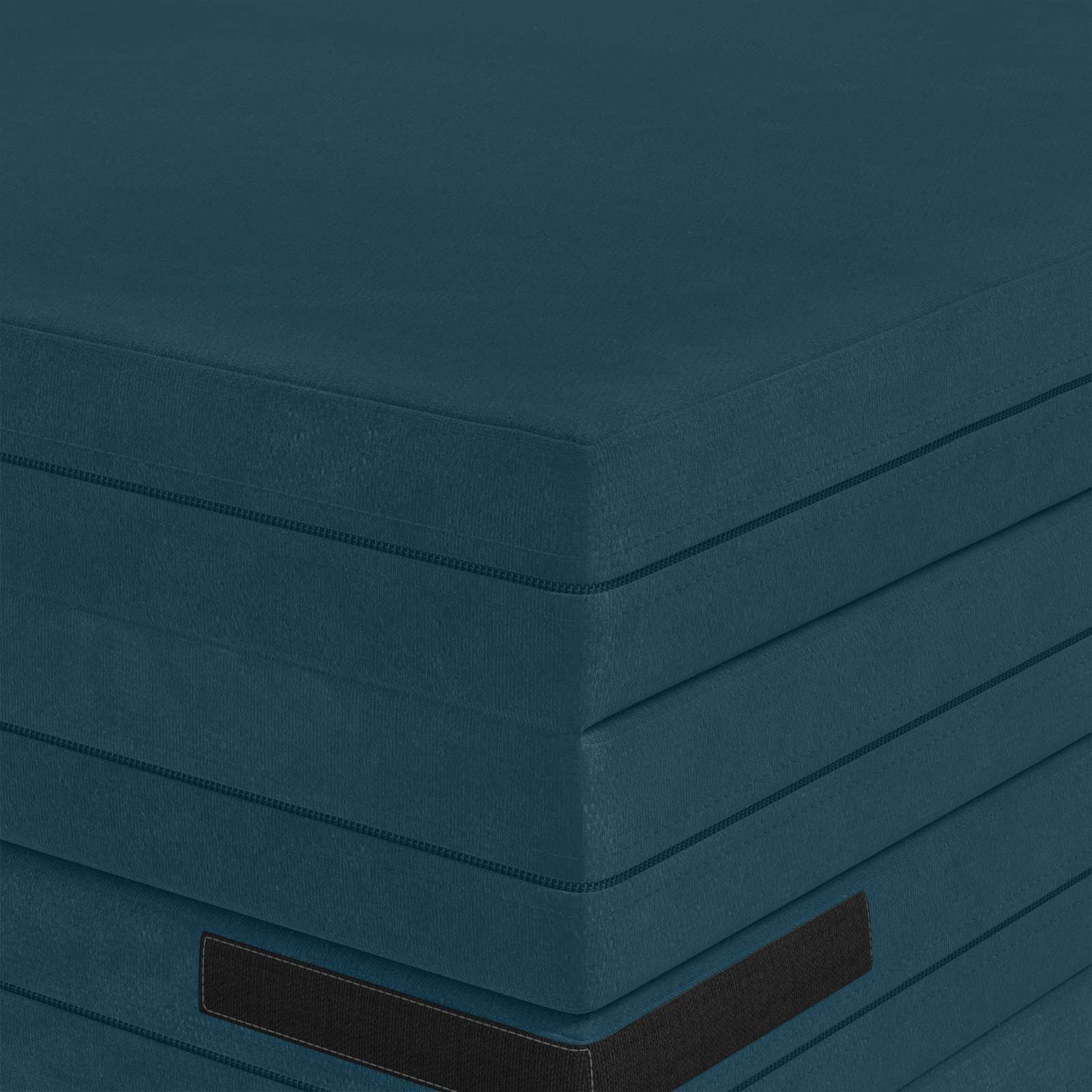 Sofa na razvlačenje 140 x 67 x 45 cm Plava