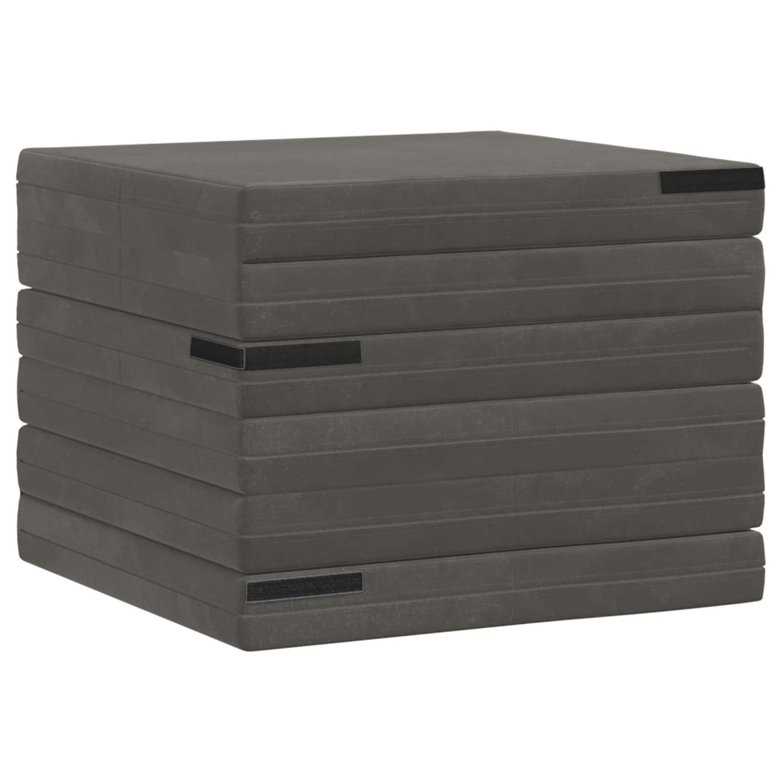 Sofa na razvlačenje 140 x 67 x 45 cm Tamnosiva