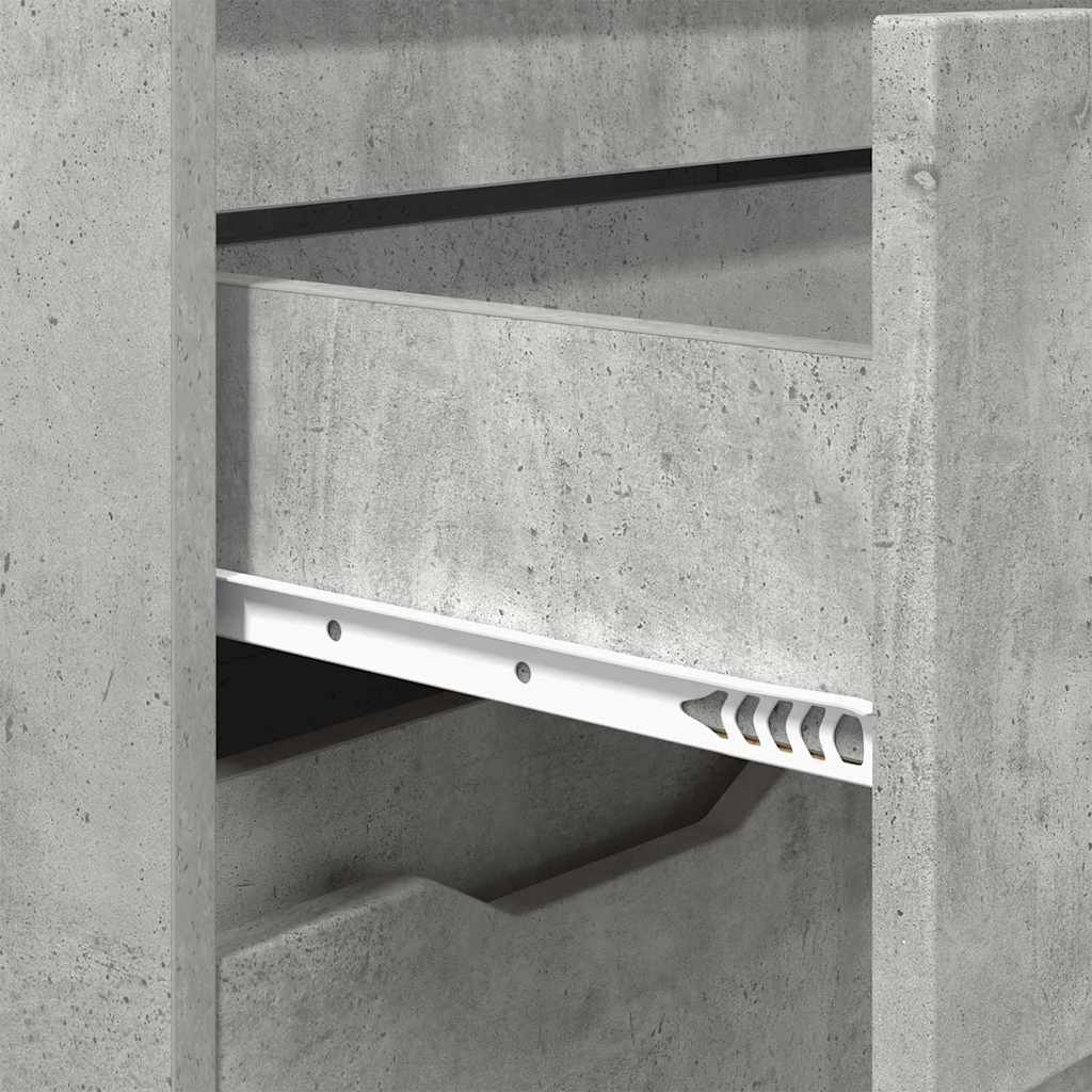 Kupaonski ormar s ladicama Betonski sivi 72,5 x 36,5 x 100 cm